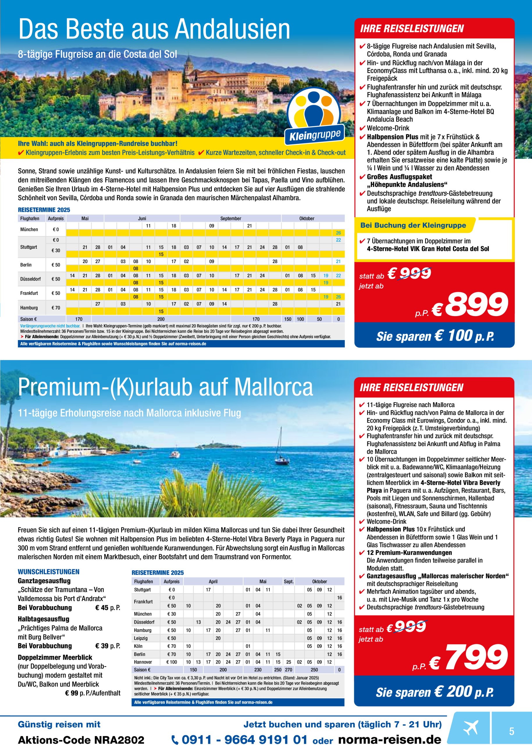 norma - Norma - Reisen-Prospekt gültig von 01.02. bis 28.02. - page: 5