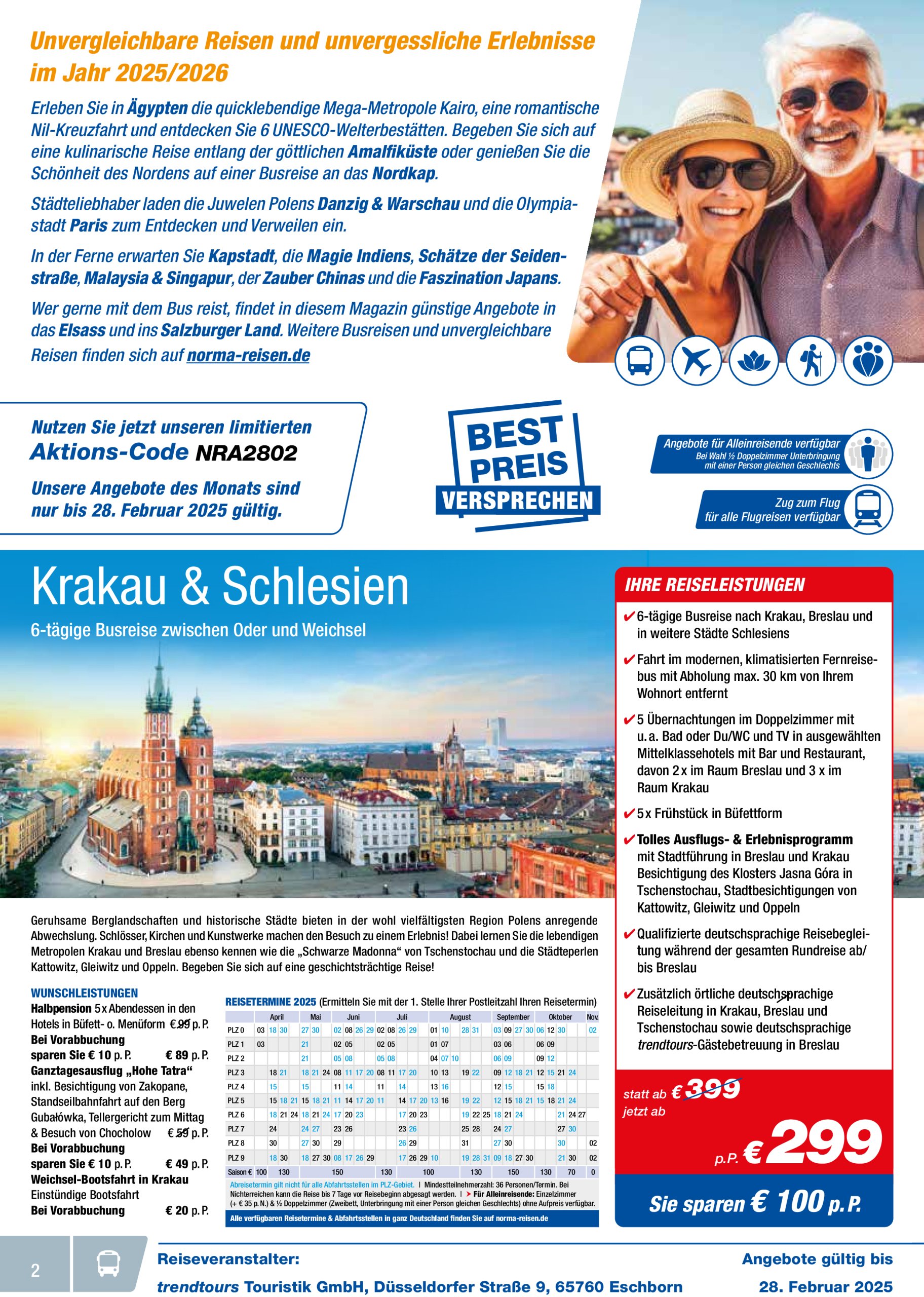 norma - Norma - Reisen-Prospekt gültig von 01.02. bis 28.02. - page: 2