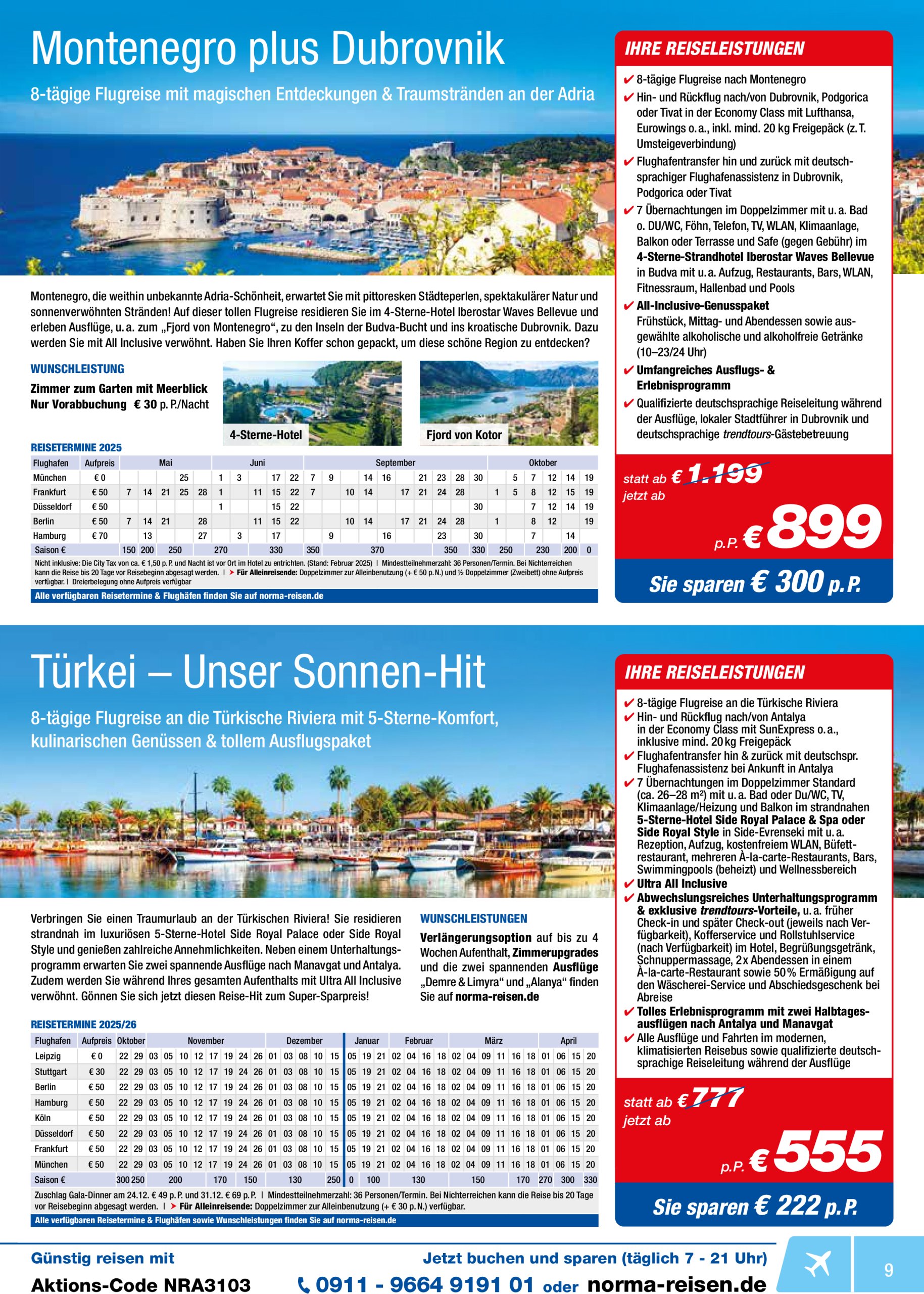 norma - Norma - Reisen-Prospekt gültig von 01.03. bis 31.03. - page: 9