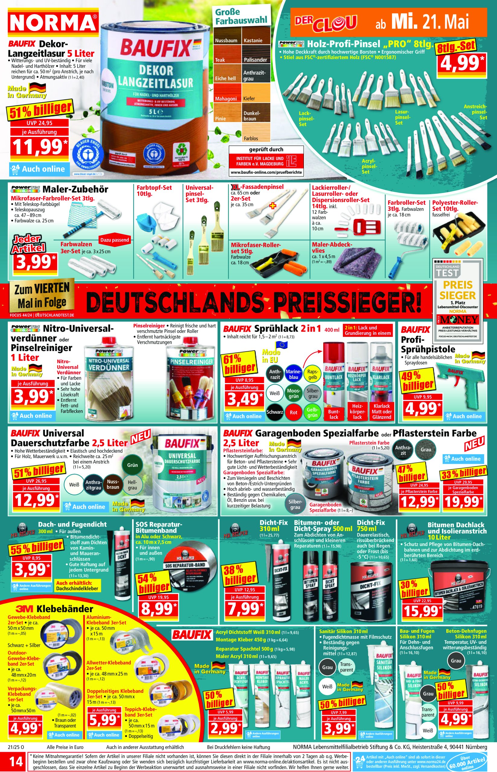 norma - Norma-Prospekt gültig von 19.05. bis 24.05. - page: 14