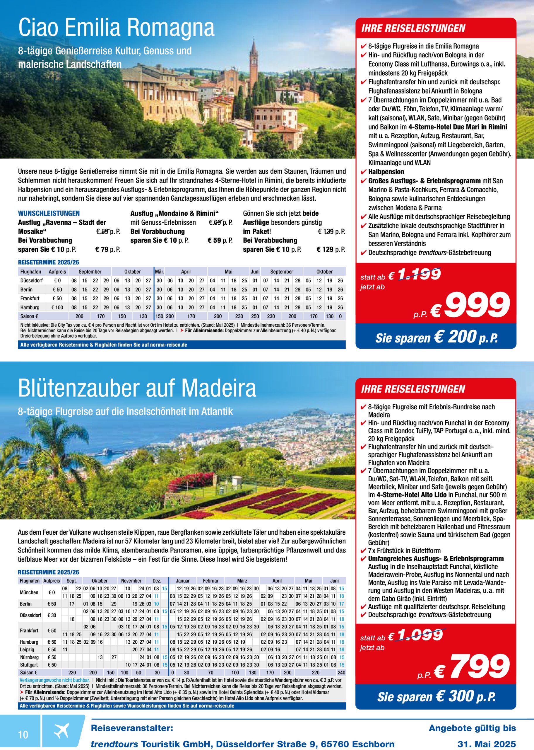 norma - Norma - Reisen-Prospekt gültig von 01.05. bis 31.05. - page: 10