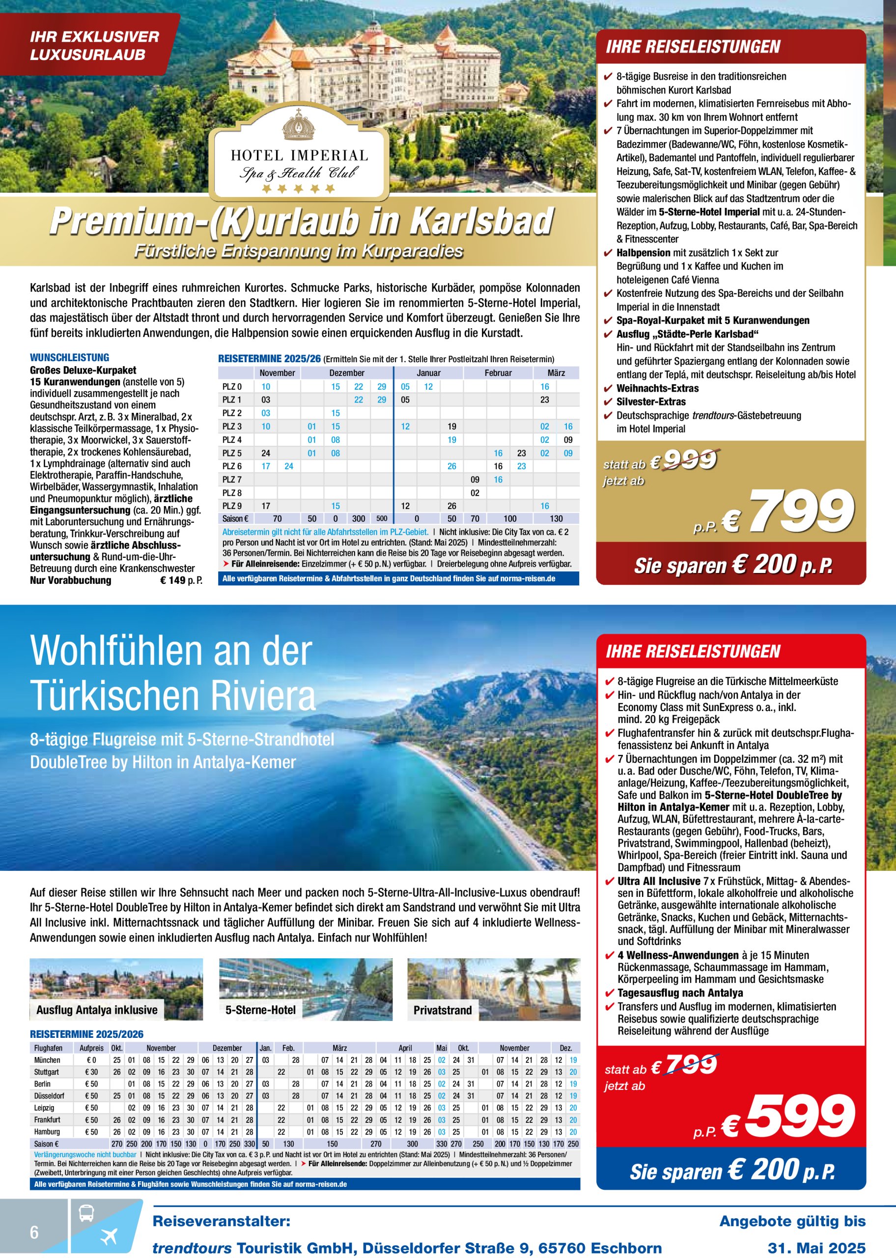 norma - Norma - Reisen-Prospekt gültig von 01.05. bis 31.05. - page: 6