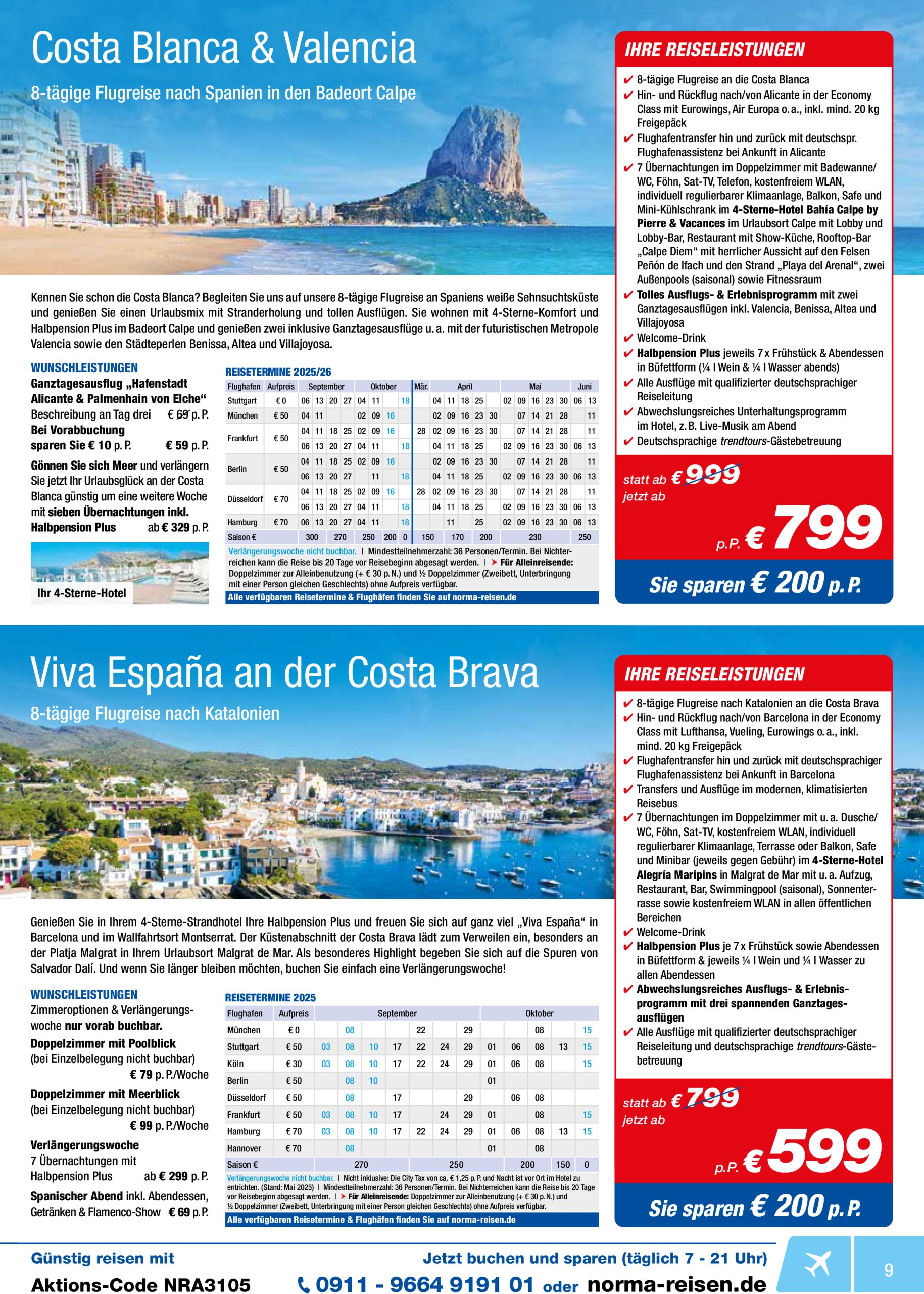 norma - Norma - Reisen-Prospekt gültig von 01.05. bis 31.05. - page: 9