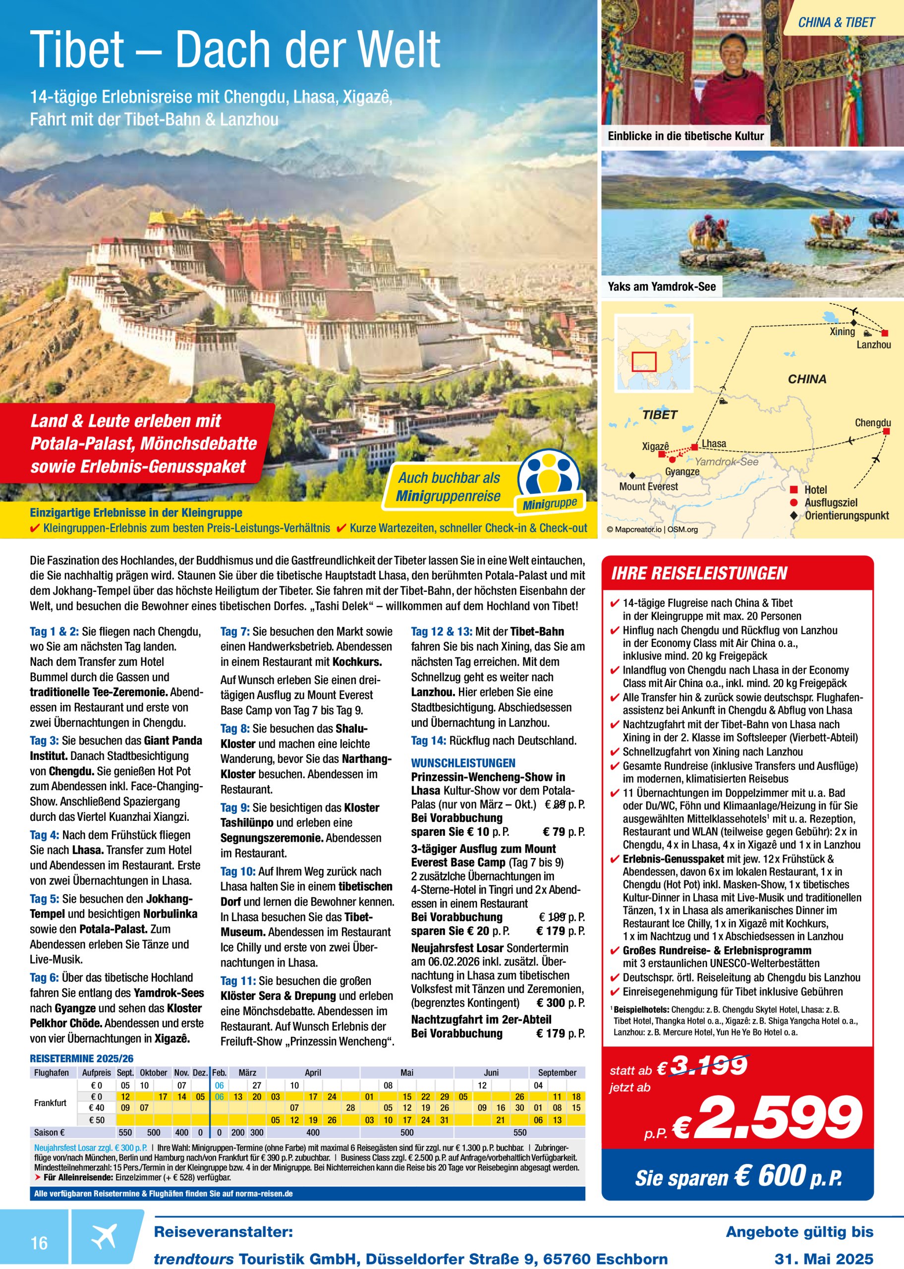 norma - Norma - Reisen-Prospekt gültig von 01.05. bis 31.05. - page: 16