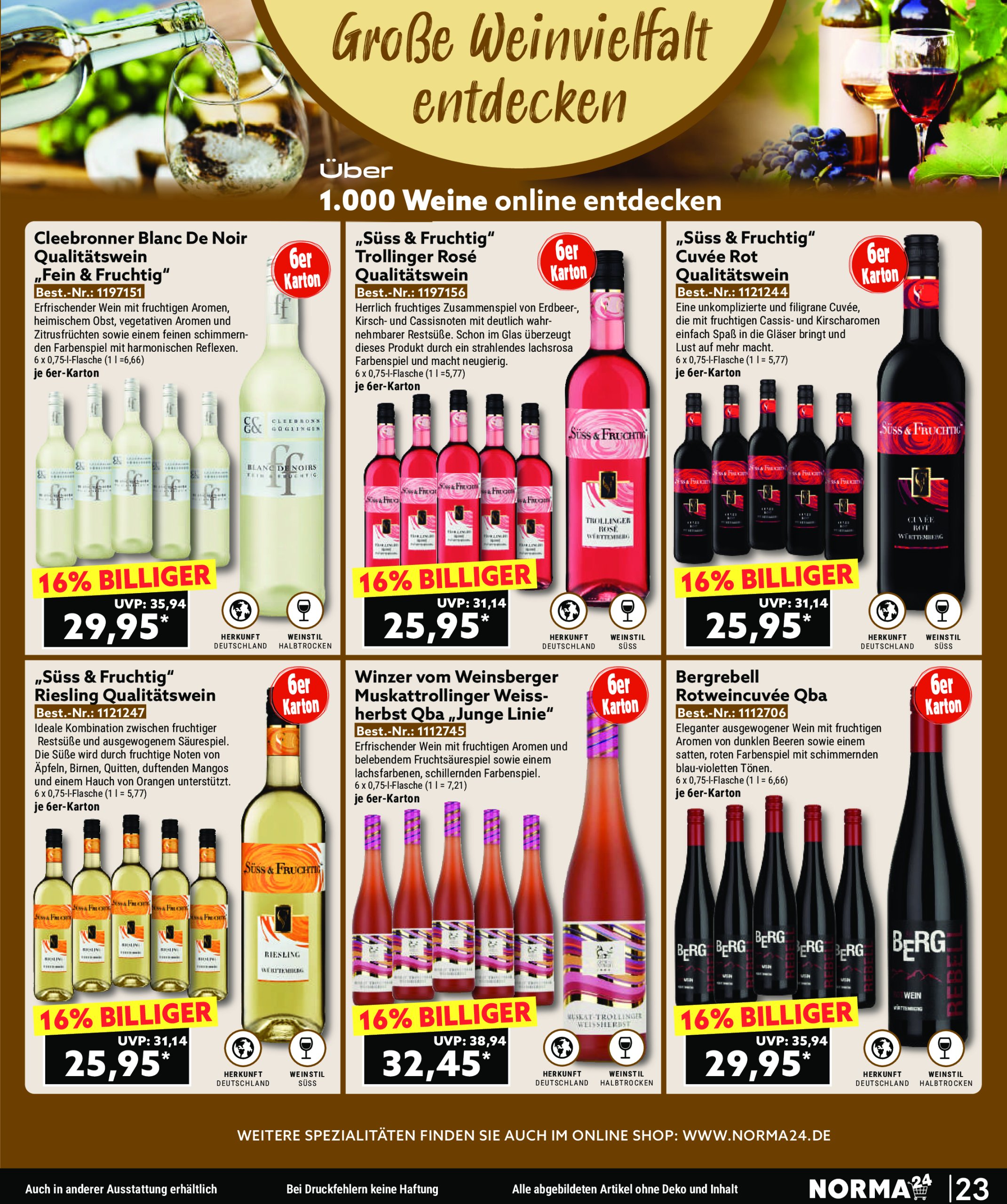 norma - Norma - Bestellmagazin-Prospekt gültig vom 01.06. bis 30.06. - page: 23