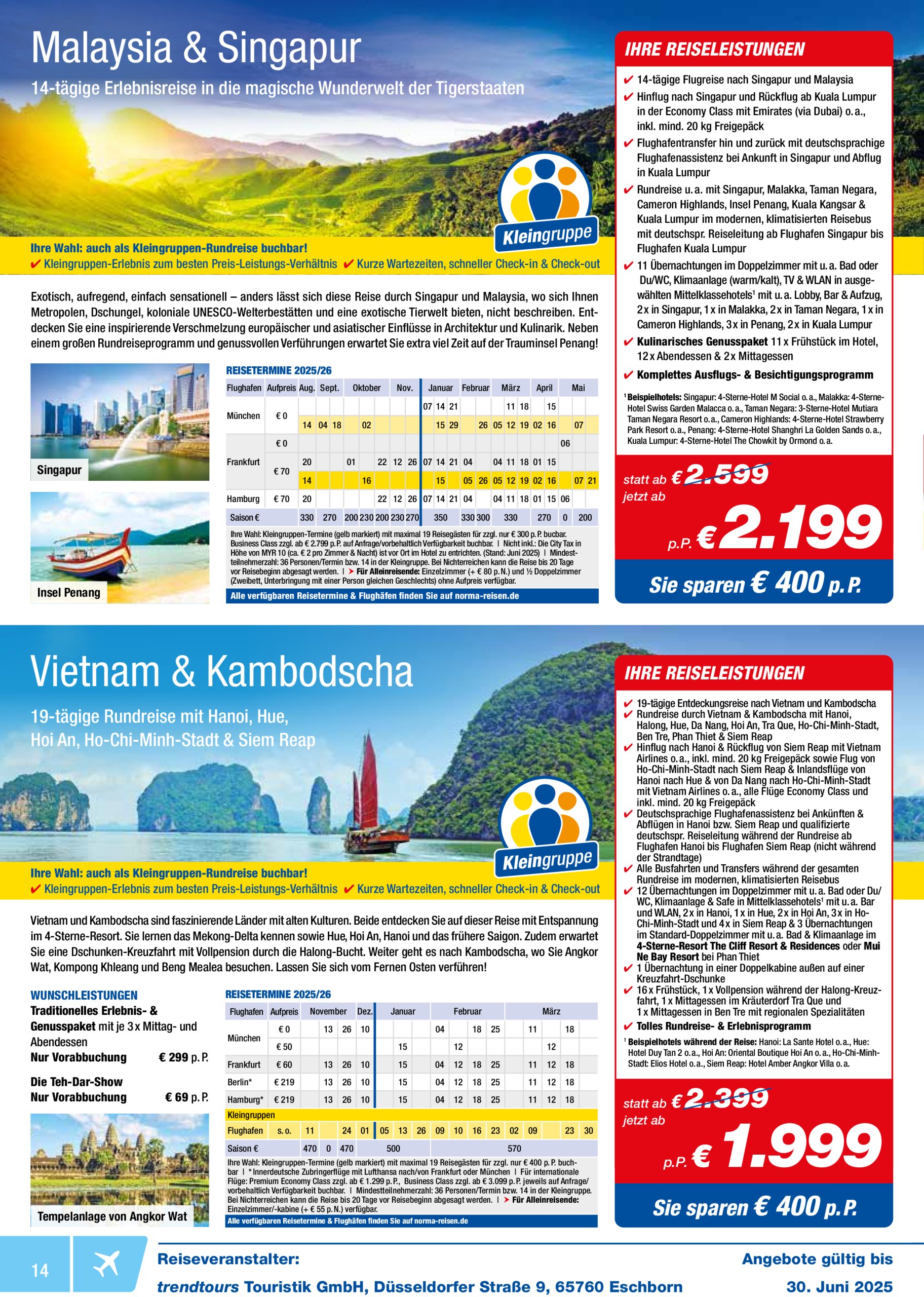 norma - Norma - Reisen-Prospekt gültig vom 01.06. bis 30.06. - page: 14