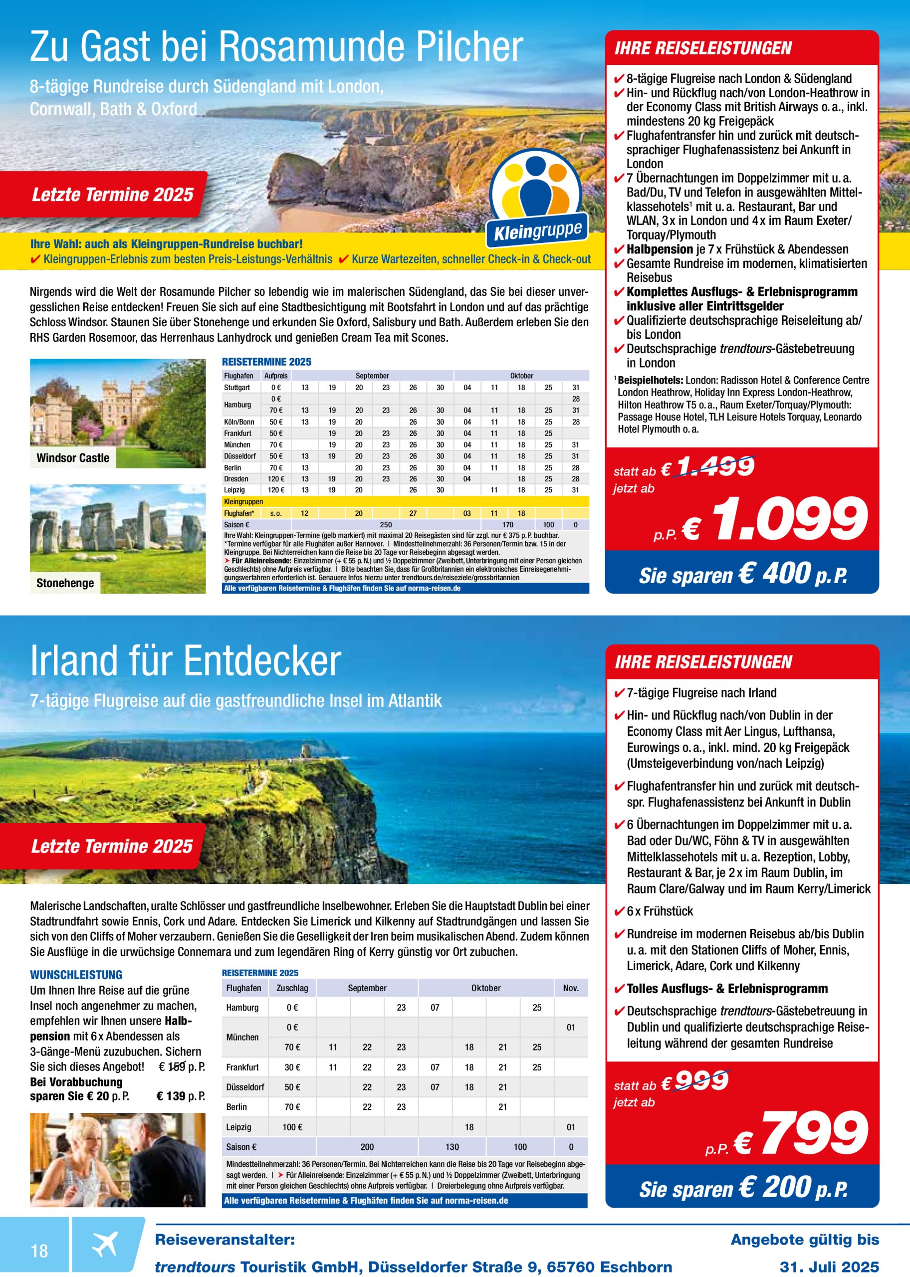norma - Norma - Reisen-Prospekt gültig vom 01.07. bis 31.07. - page: 18