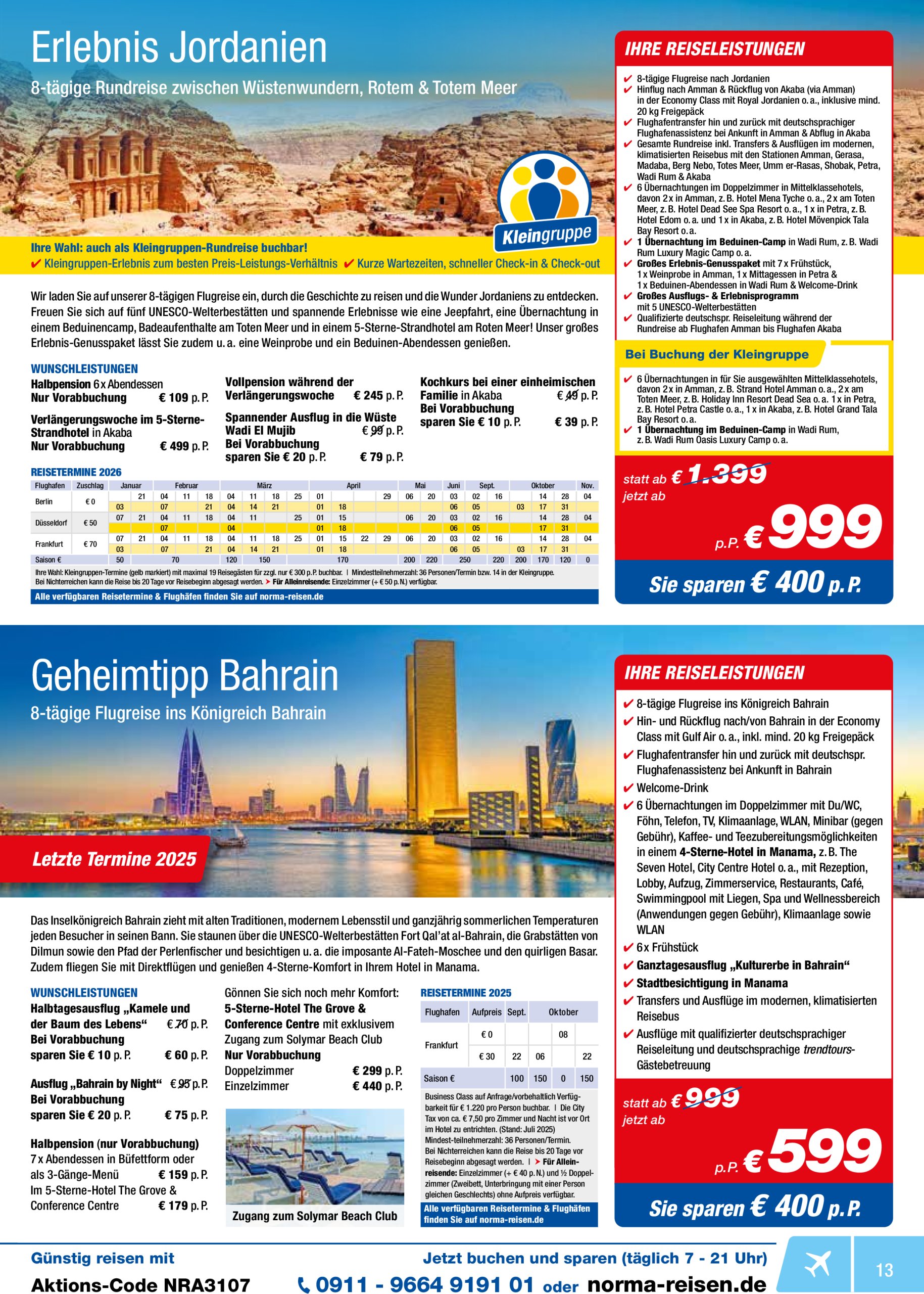 norma - Norma - Reisen-Prospekt gültig vom 01.07. bis 31.07. - page: 13