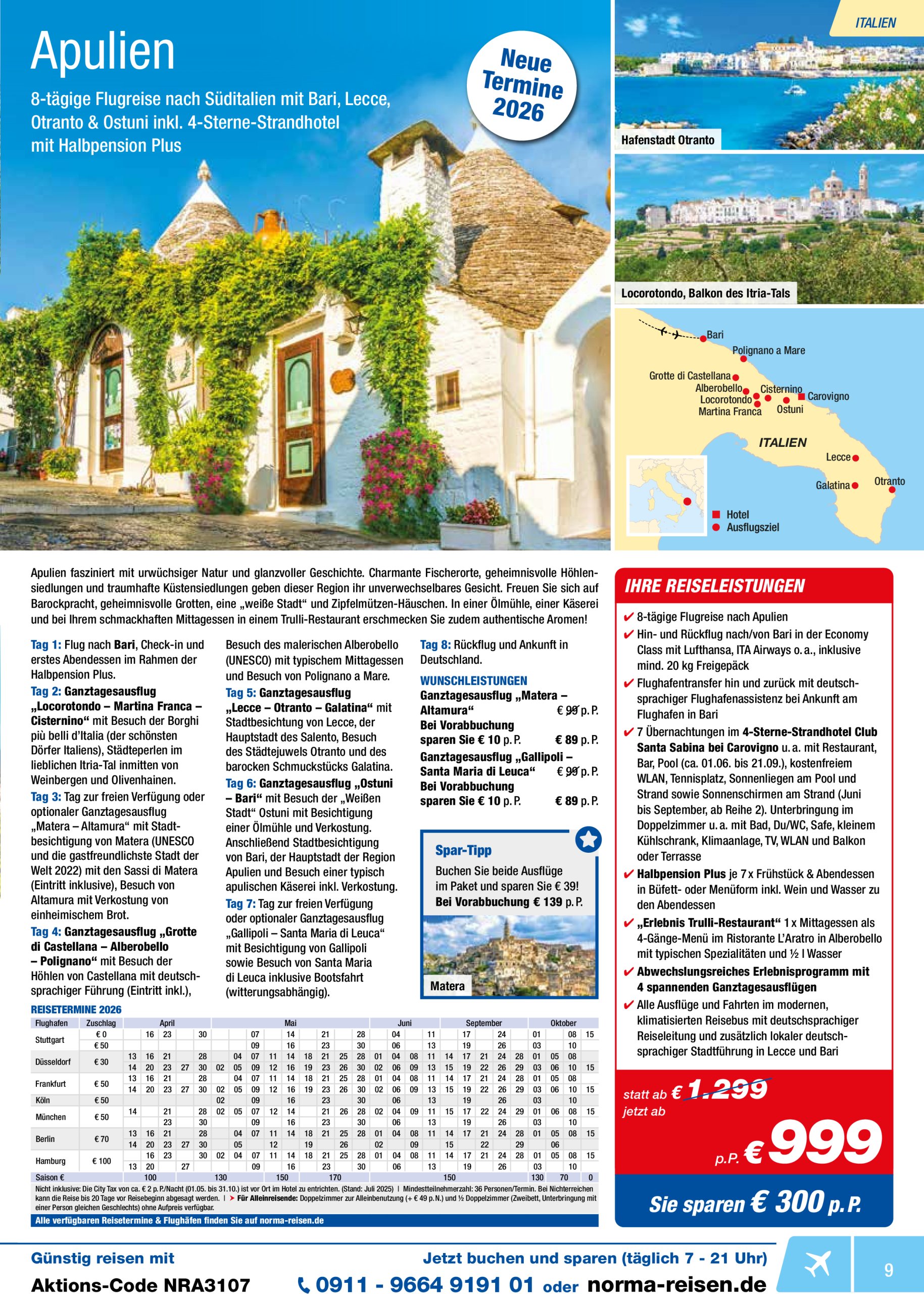 norma - Norma - Reisen-Prospekt gültig vom 01.07. bis 31.07. - page: 9