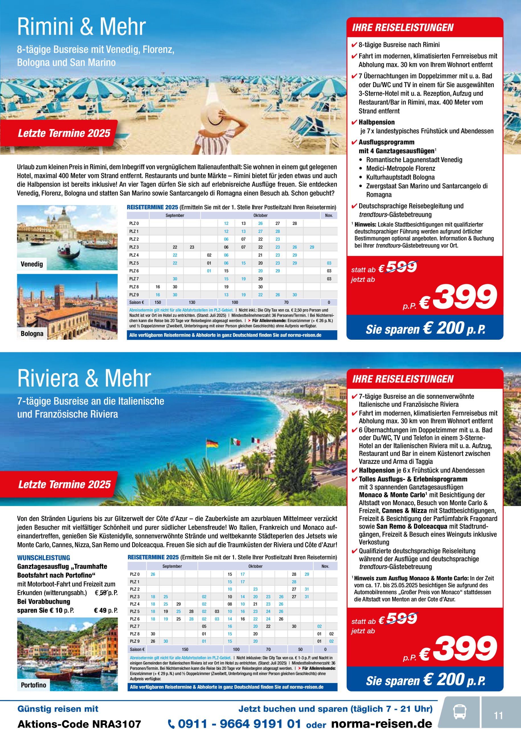 norma - Norma - Reisen-Prospekt gültig vom 01.07. bis 31.07. - page: 11
