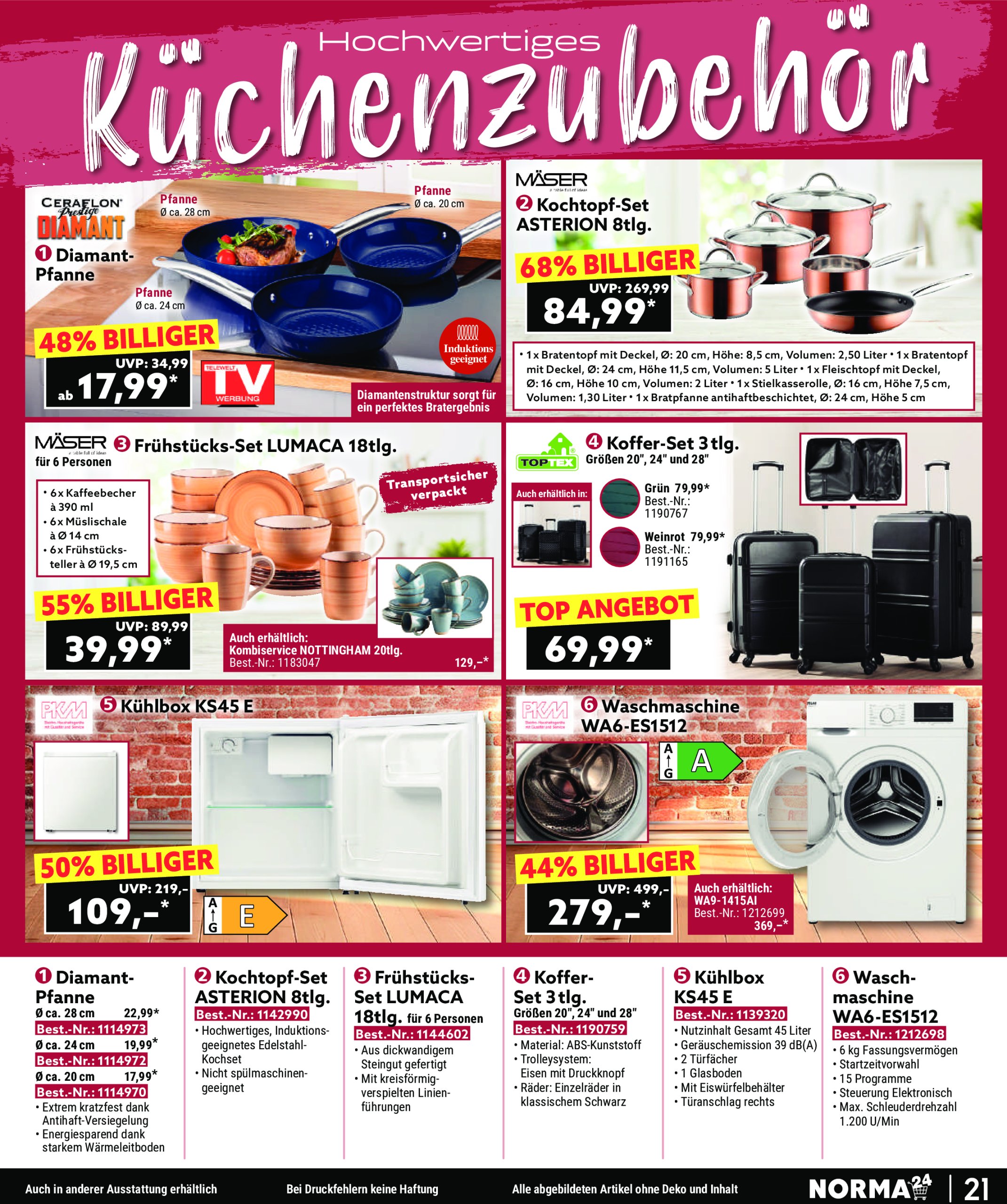 norma - Norma - Bestellmagazin-Prospekt gültig vom 01.07. bis 31.07. - page: 21