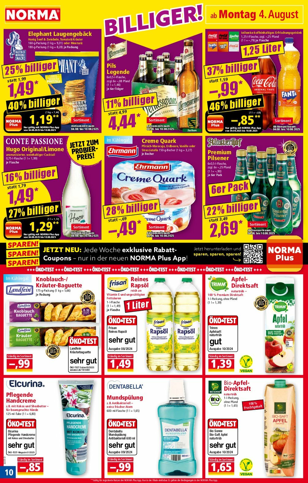 norma - Norma-Prospekt gültig vom 04.08. bis 09.08. - page: 10