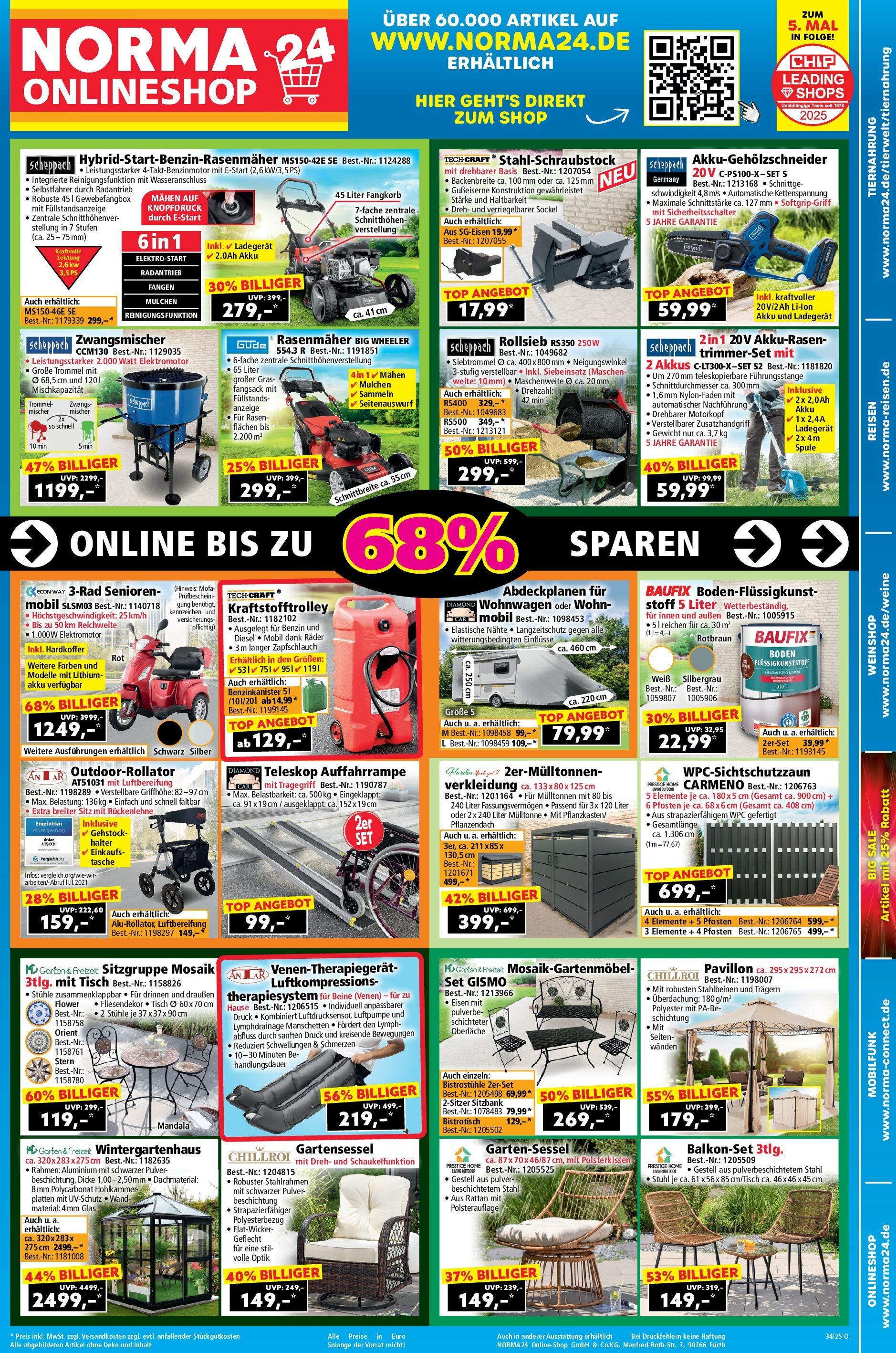 norma - Norma24 - Onlineshop-Prospekt gültig vom 18.08. bis 24.08. - page: 1