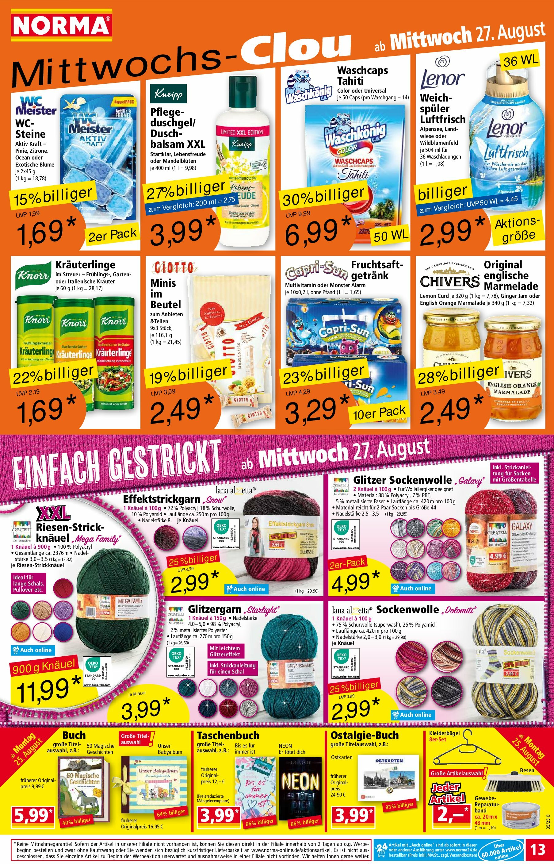 norma - Norma-Prospekt gültig vom 25.08. bis 30.08. - page: 13