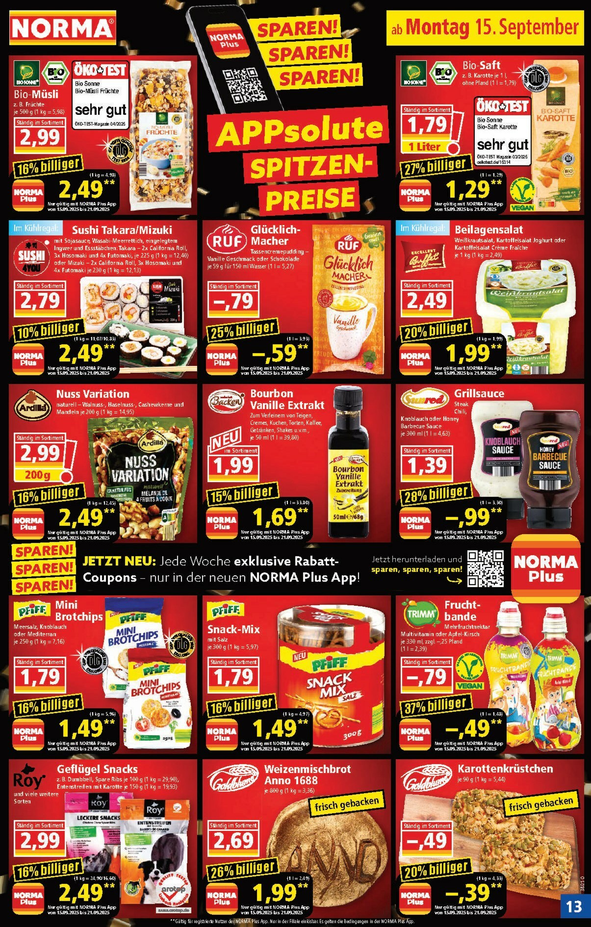 norma - Norma-Prospekt gültig vom 15.09. bis 20.09. - page: 13