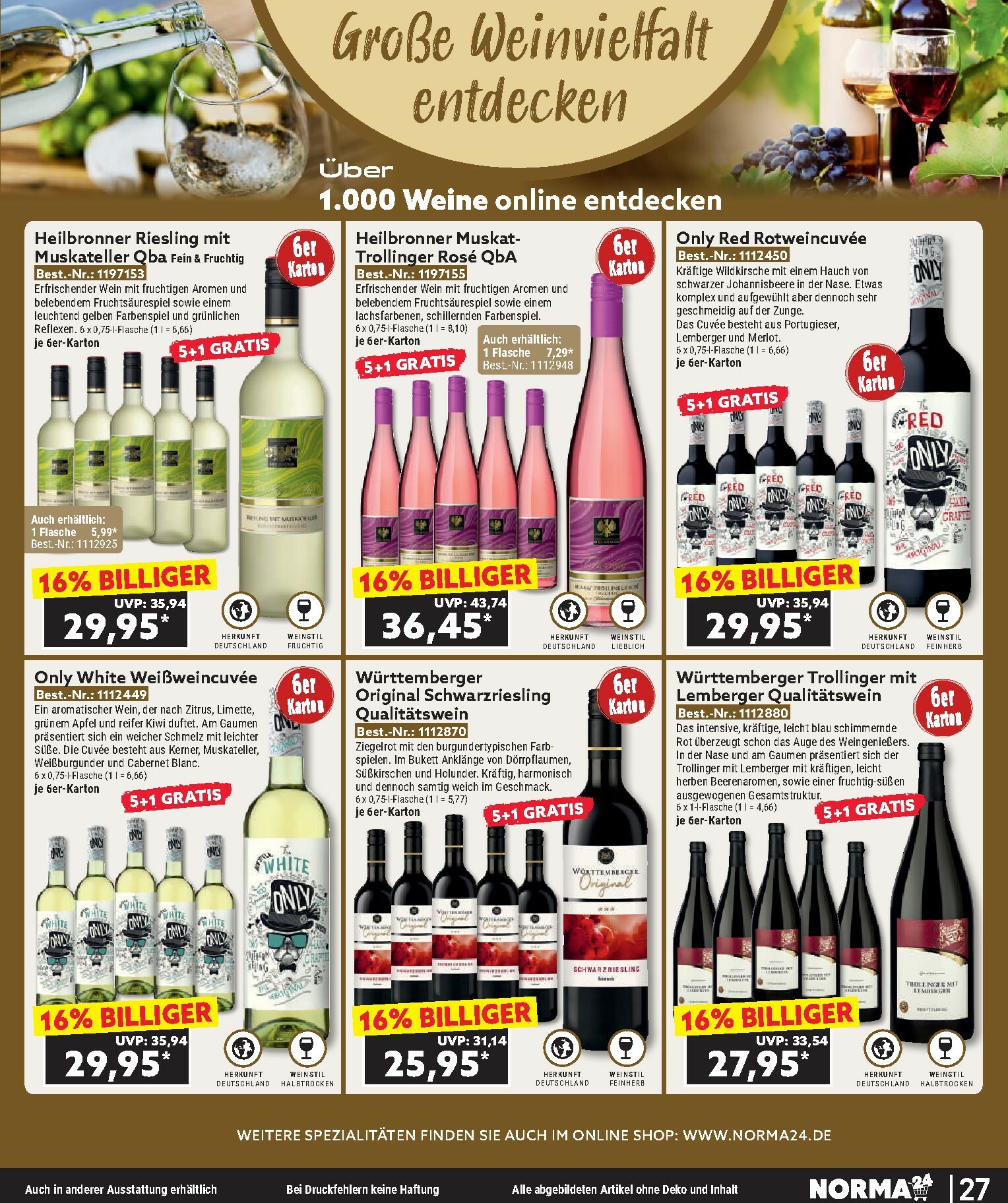 norma - Norma - Bestellmagazin-Prospekt gültig vom 01.10. bis 31.10. - page: 27
