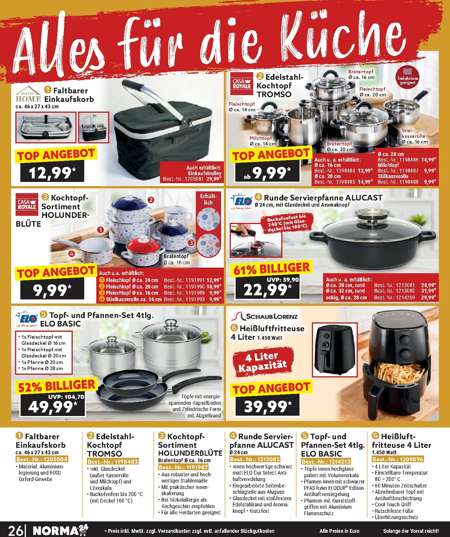 norma - Norma - Bestellmagazin-Prospekt gültig vom 01.10. bis 31.10. - page: 26