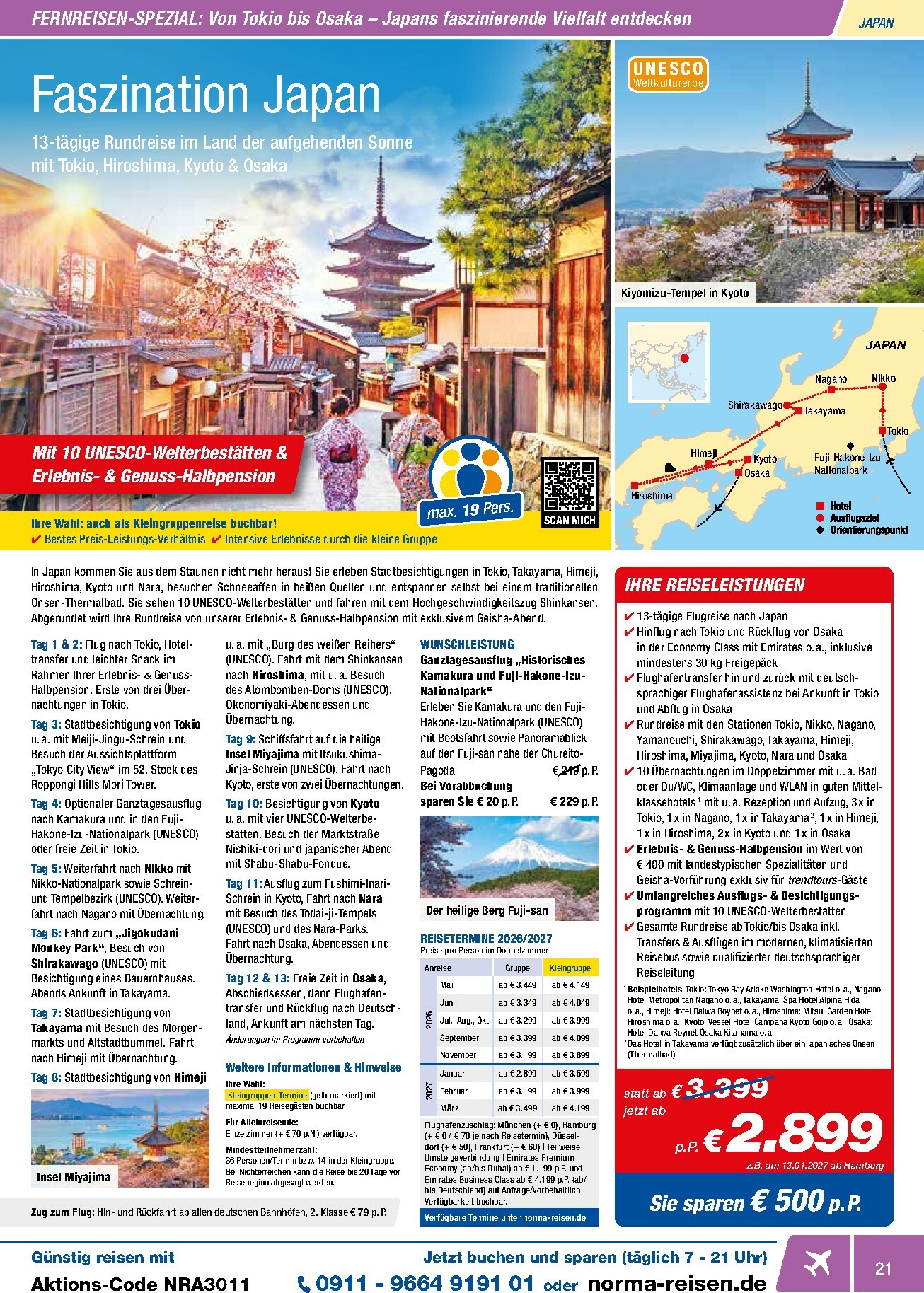 norma - Norma - Reisen-Prospekt gültig vom 01.11. bis 30.11. - page: 21