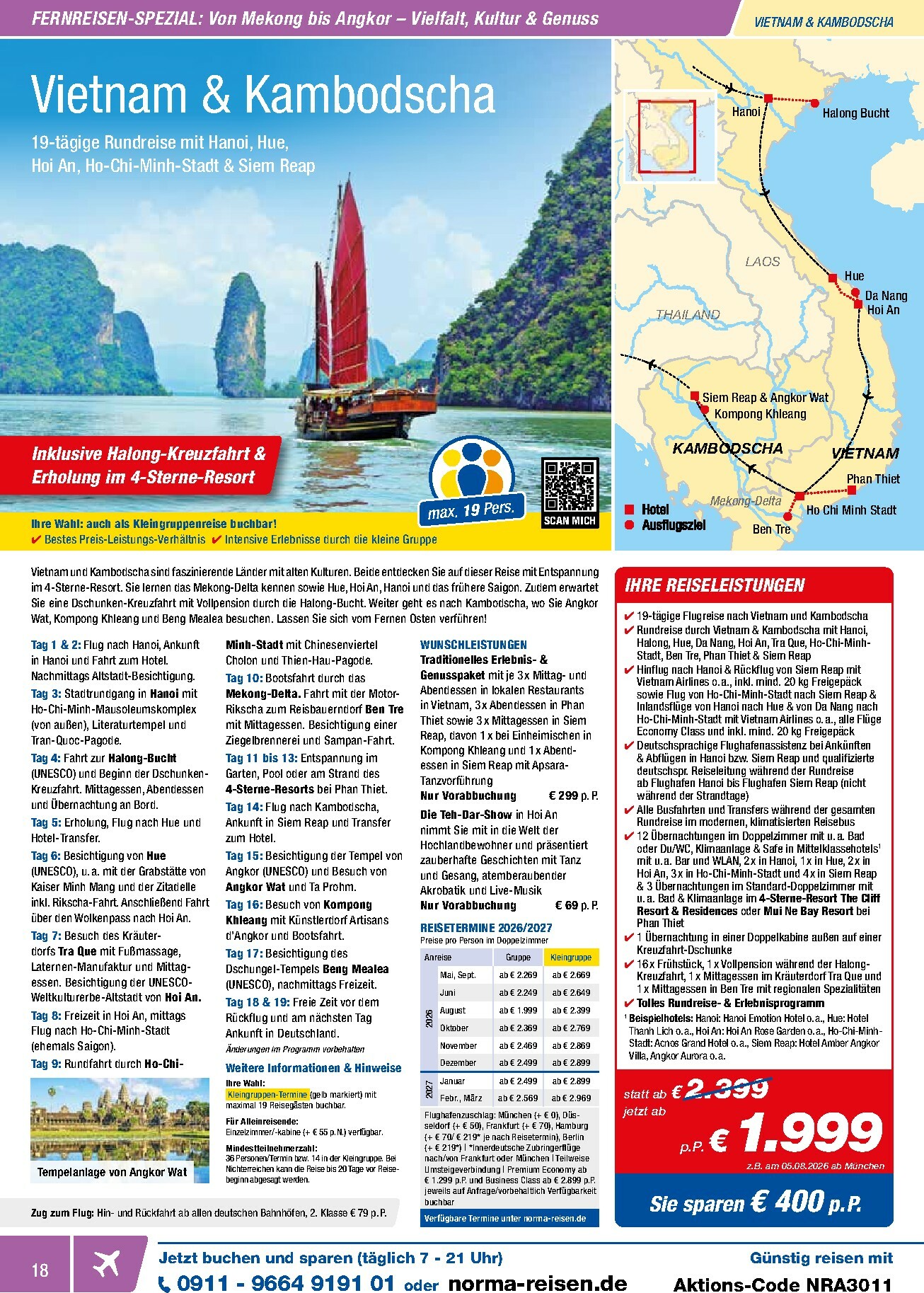 norma - Norma - Reisen-Prospekt gültig vom 01.11. bis 30.11. - page: 18