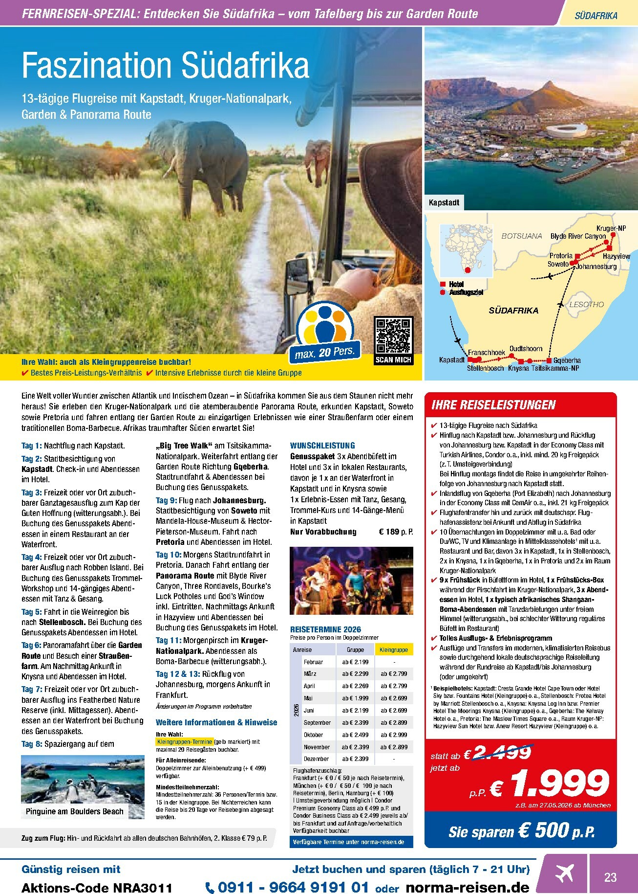 norma - Norma - Reisen-Prospekt gültig vom 01.11. bis 30.11. - page: 23