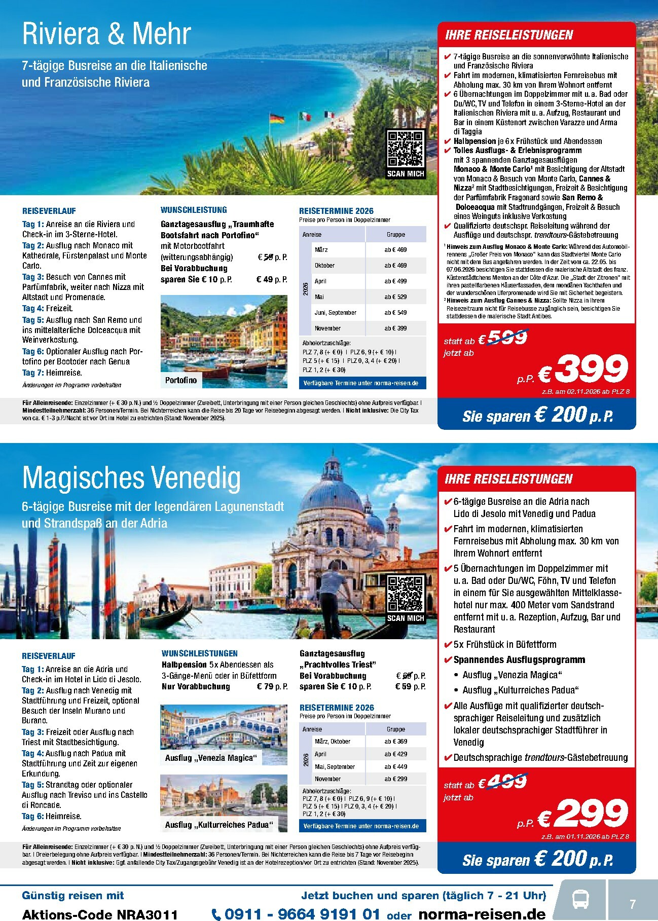 norma - Norma - Reisen-Prospekt gültig vom 01.11. bis 30.11. - page: 7
