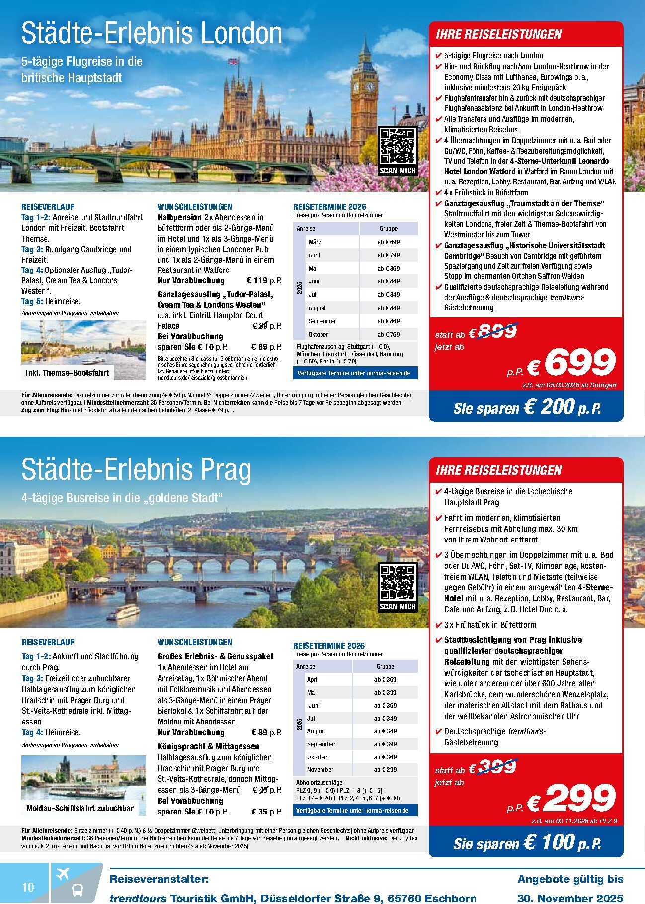 norma - Norma - Reisen-Prospekt gültig vom 01.11. bis 30.11. - page: 10