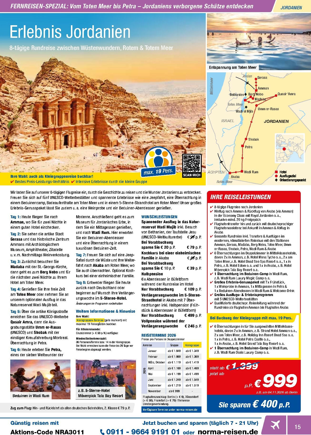 norma - Norma - Reisen-Prospekt gültig vom 01.11. bis 30.11. - page: 15