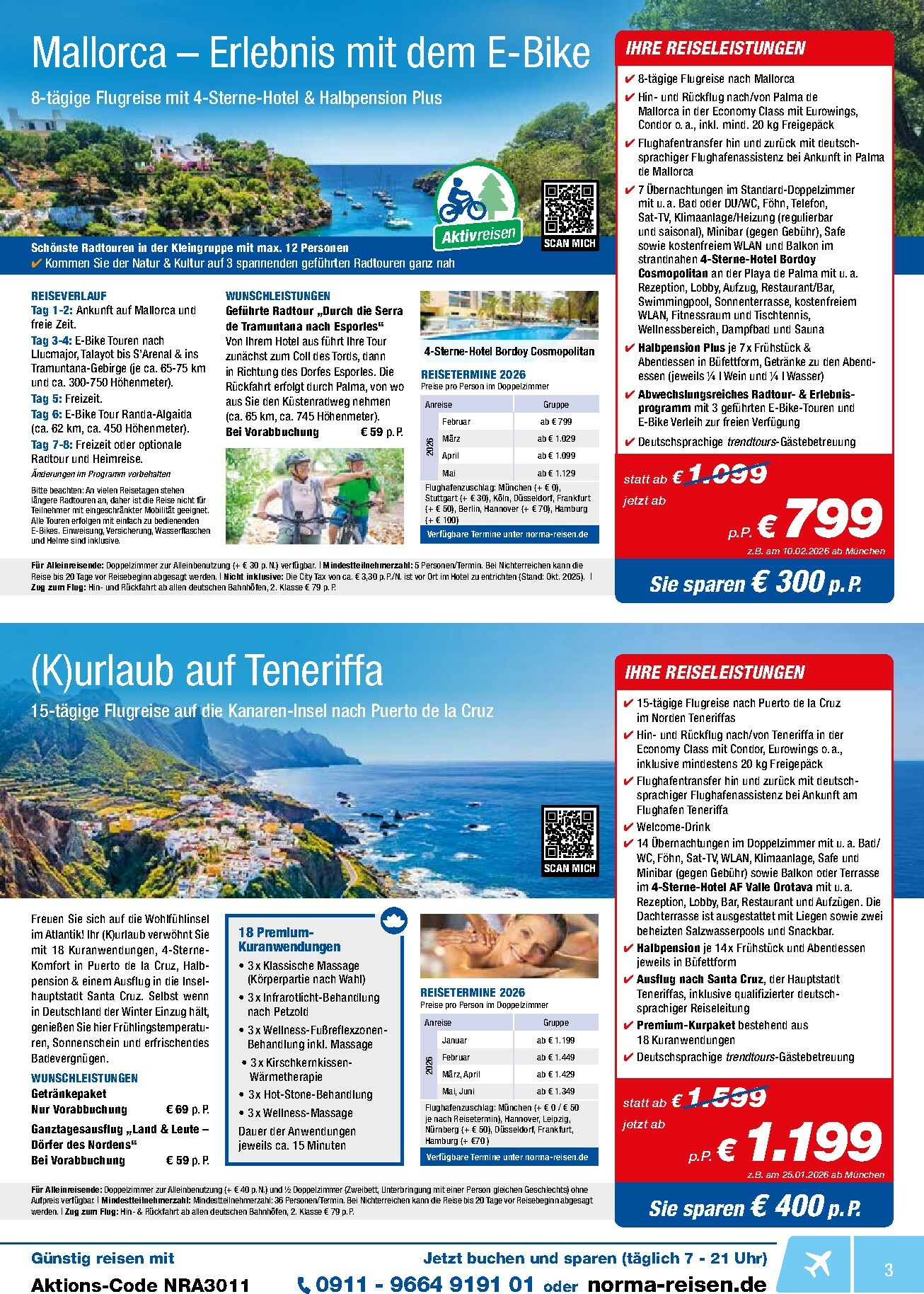 norma - Norma - Reisen-Prospekt gültig vom 01.11. bis 30.11. - page: 3