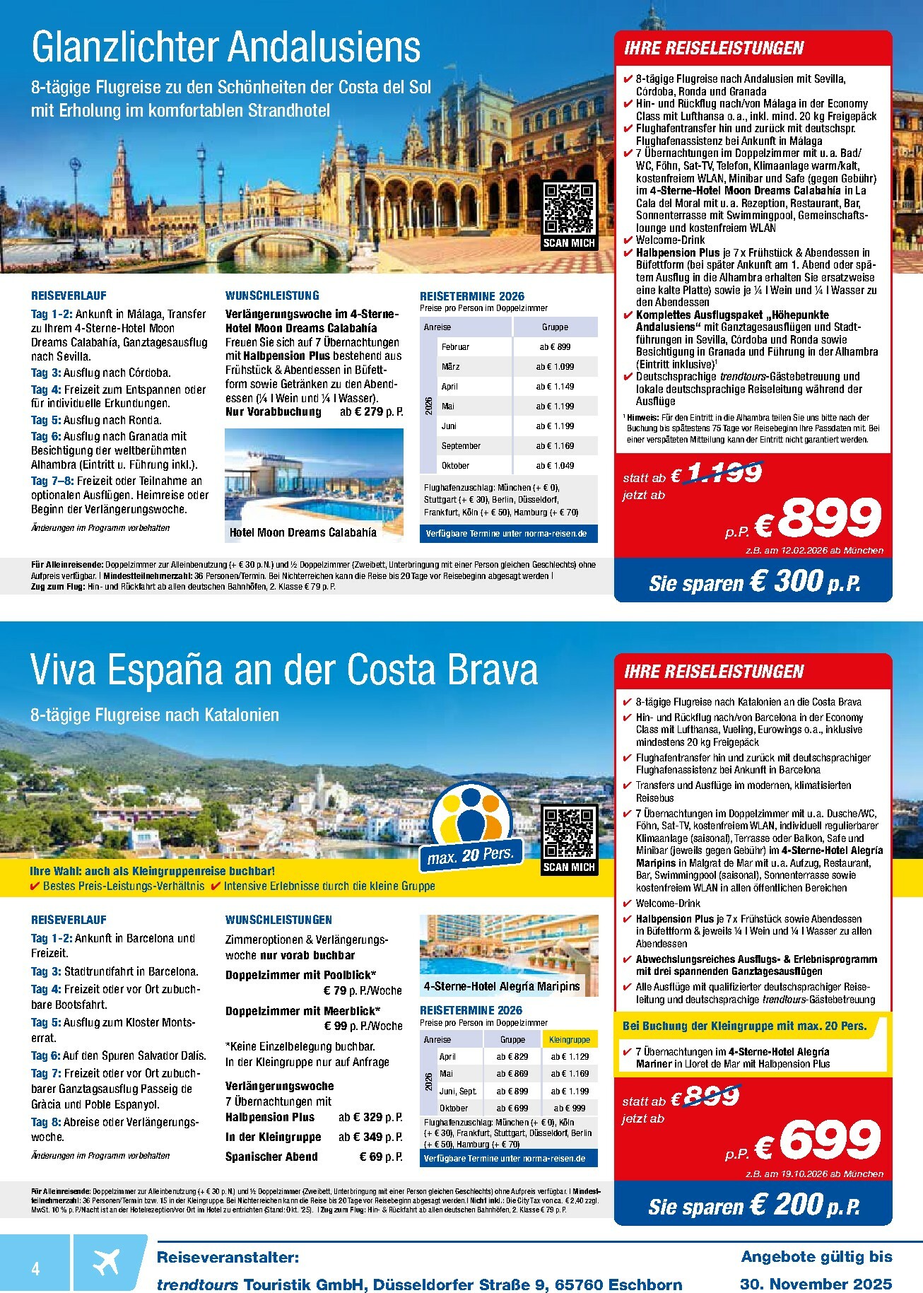 norma - Norma - Reisen-Prospekt gültig vom 01.11. bis 30.11. - page: 4