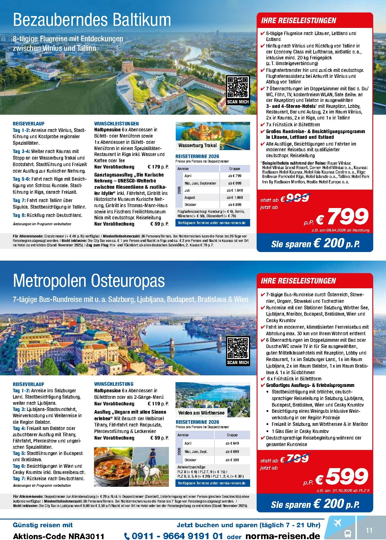 norma - Norma - Reisen-Prospekt gültig vom 01.11. bis 30.11. - page: 11
