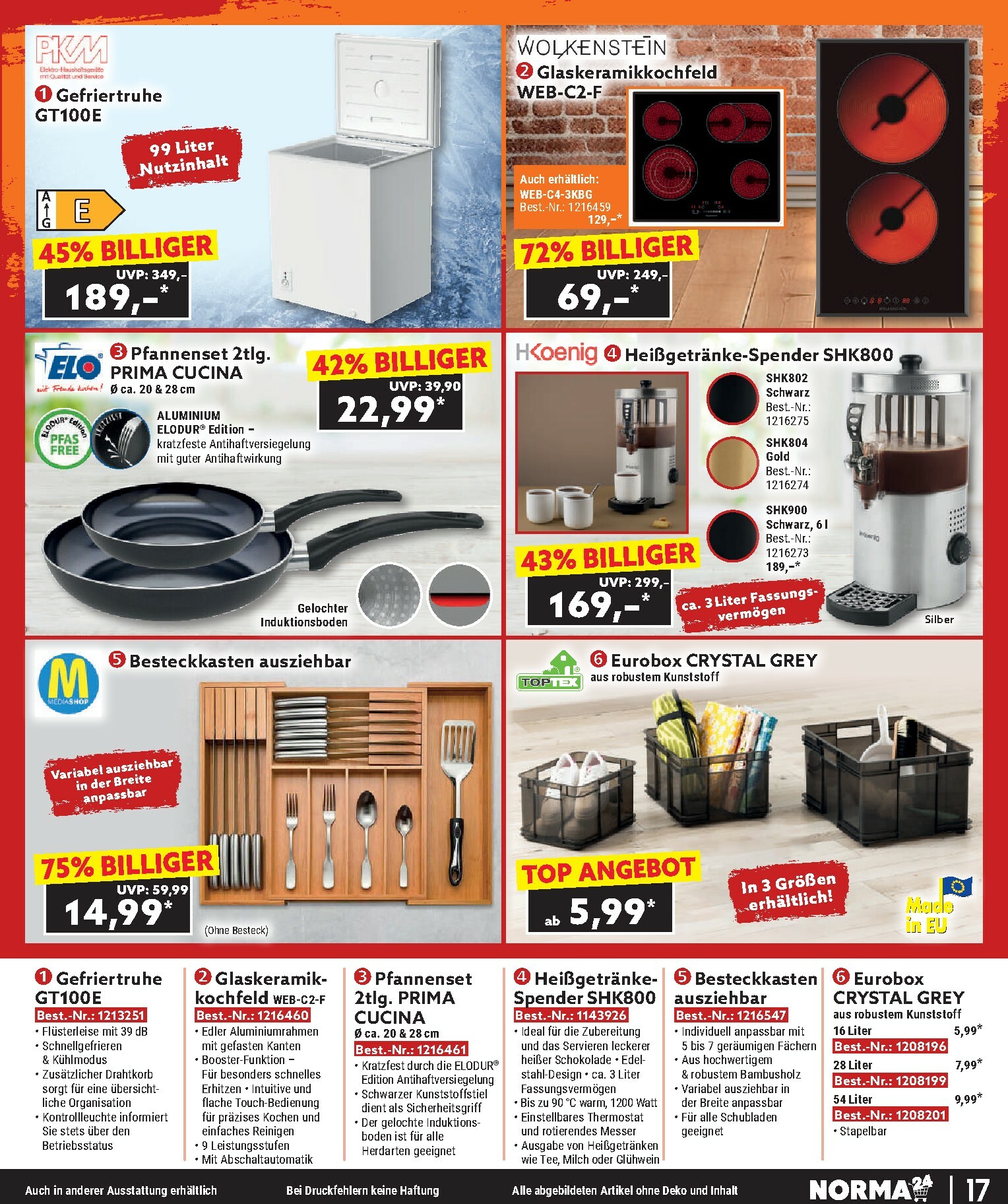 norma - Norma - Bestellmagazin-Prospekt gültig vom 01.11. bis 30.11. - page: 17