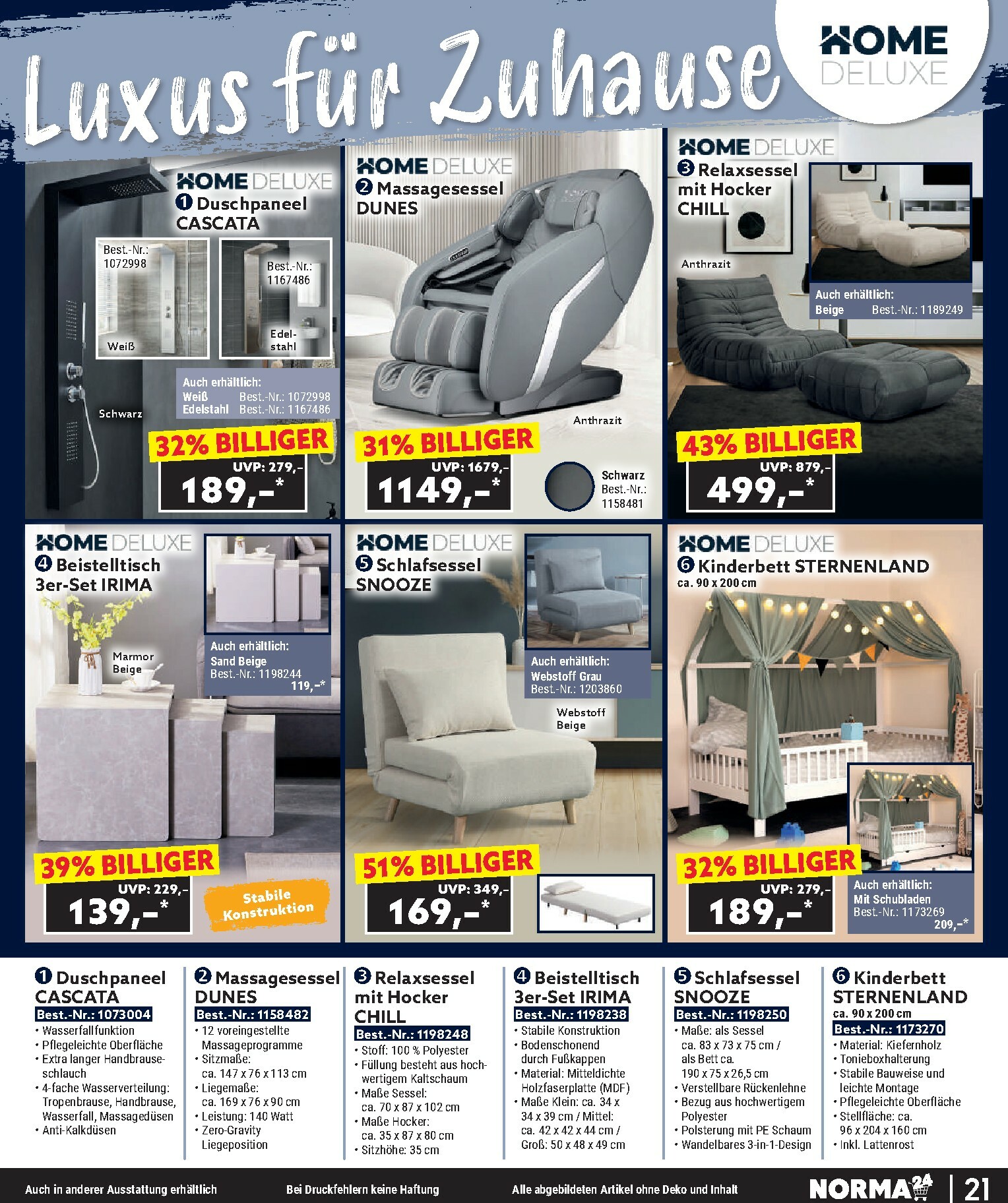 norma - Norma - Bestellmagazin-Prospekt gültig vom 01.11. bis 30.11. - page: 21