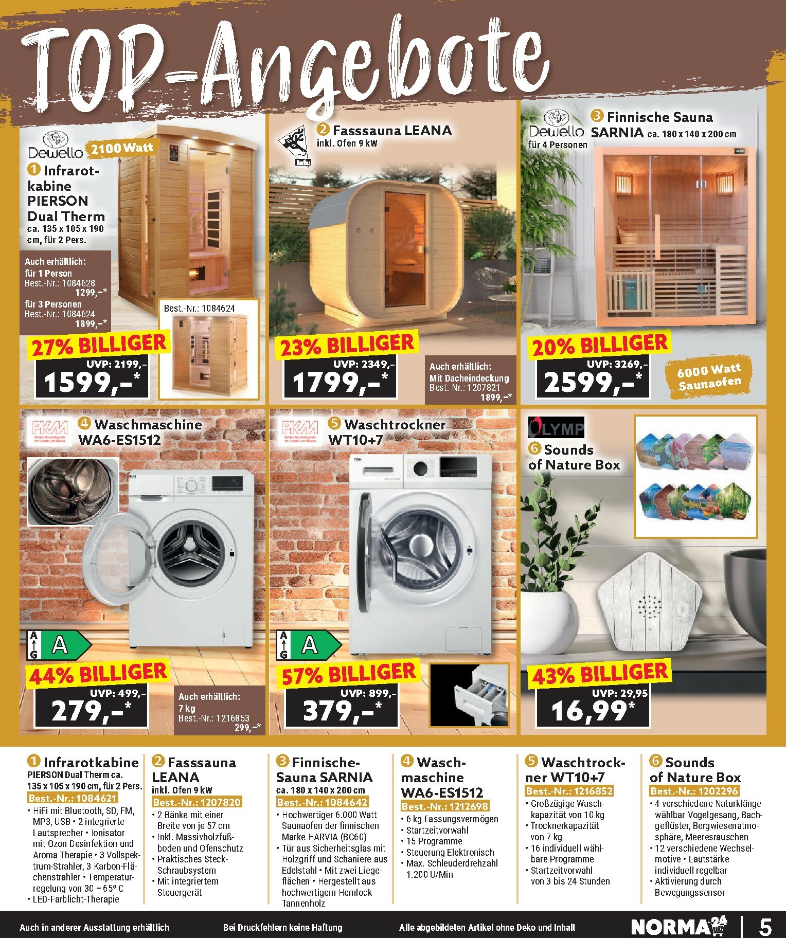 norma - Norma - Bestellmagazin-Prospekt gültig vom 01.11. bis 30.11. - page: 5