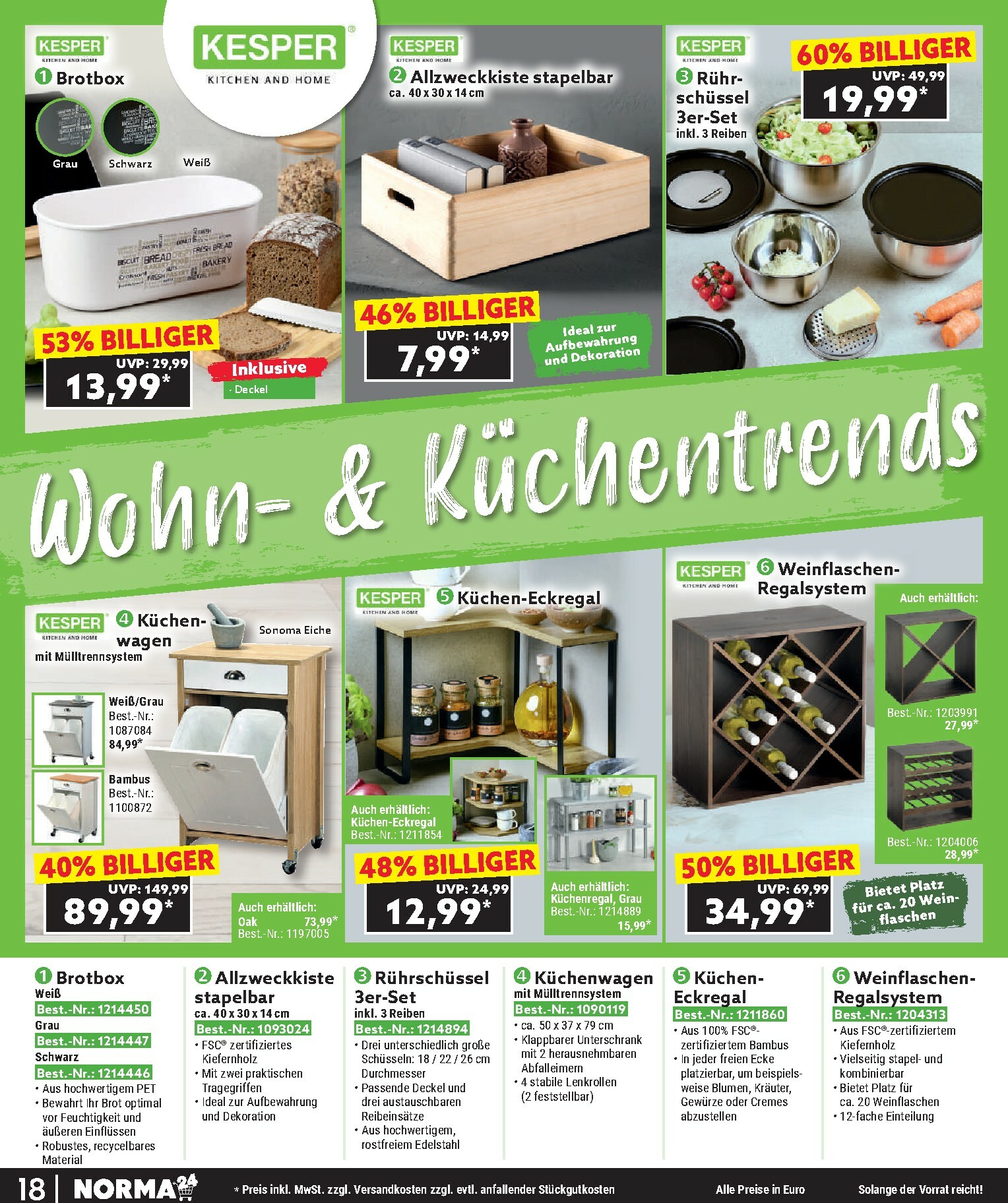 norma - Norma - Bestellmagazin-Prospekt gültig vom 01.11. bis 30.11. - page: 18