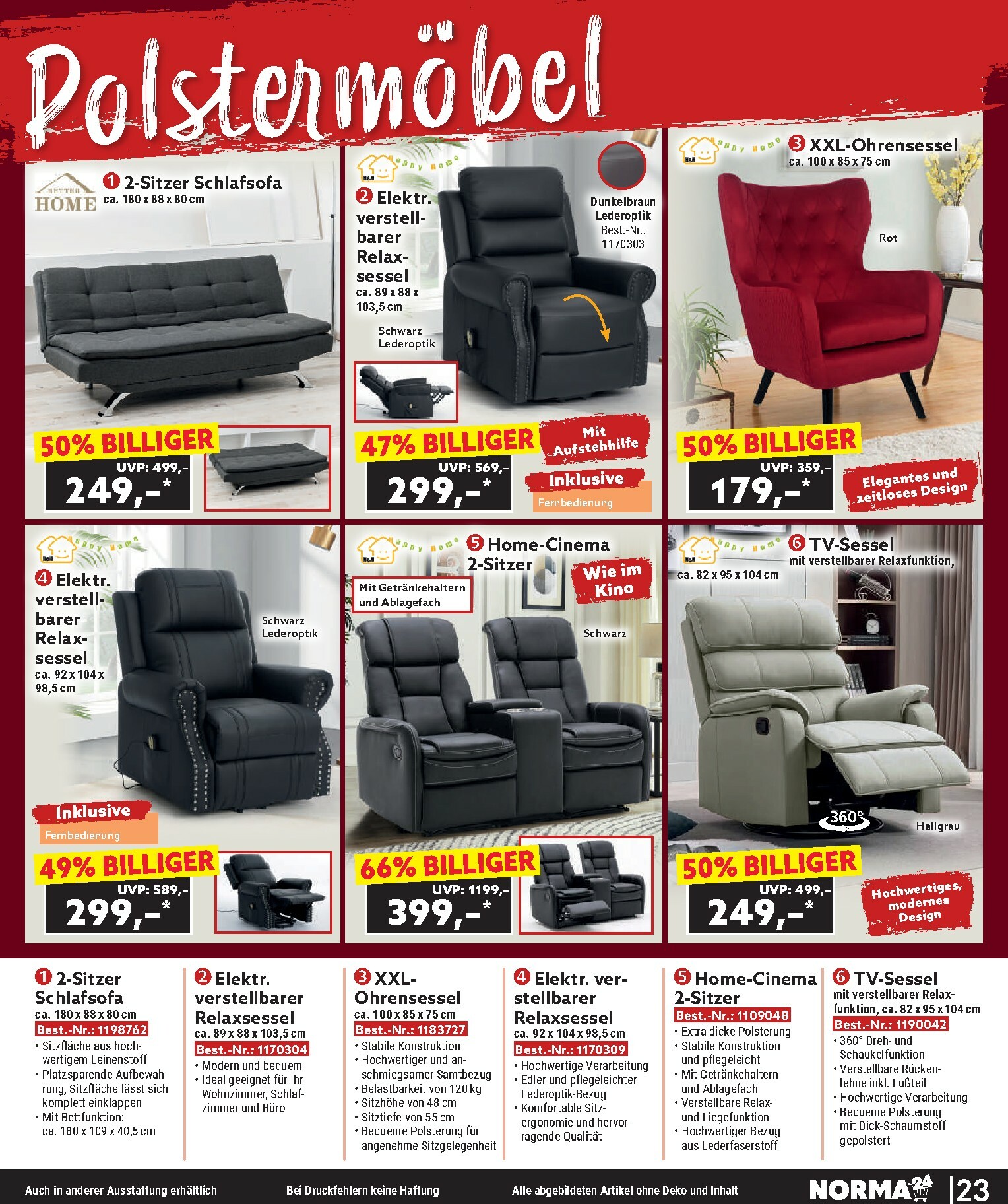 norma - Norma - Bestellmagazin-Prospekt gültig vom 01.11. bis 30.11. - page: 23