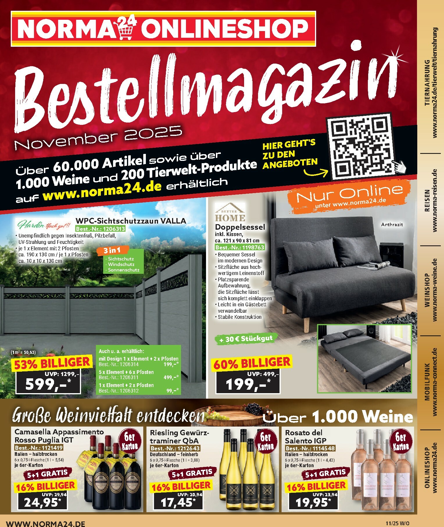 norma - Norma - Bestellmagazin-Prospekt gültig vom 01.11. bis 30.11.