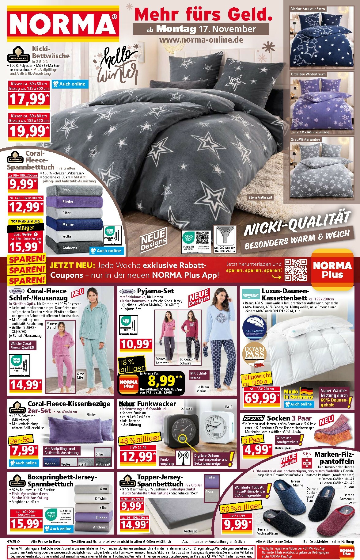 norma - Norma - Black Friday-Prospekt gültig vom 17.11. bis 22.11. - page: 1