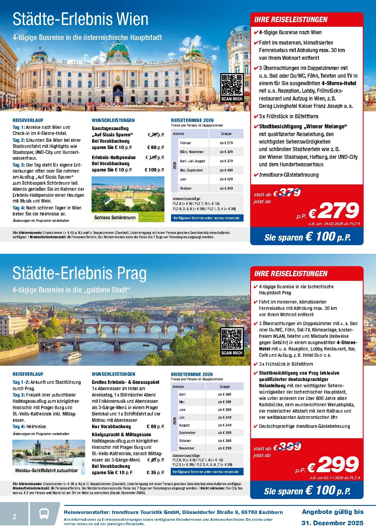 norma - Norma - Reisen-Prospekt gültig vom 01.12. bis 31.12. - page: 2