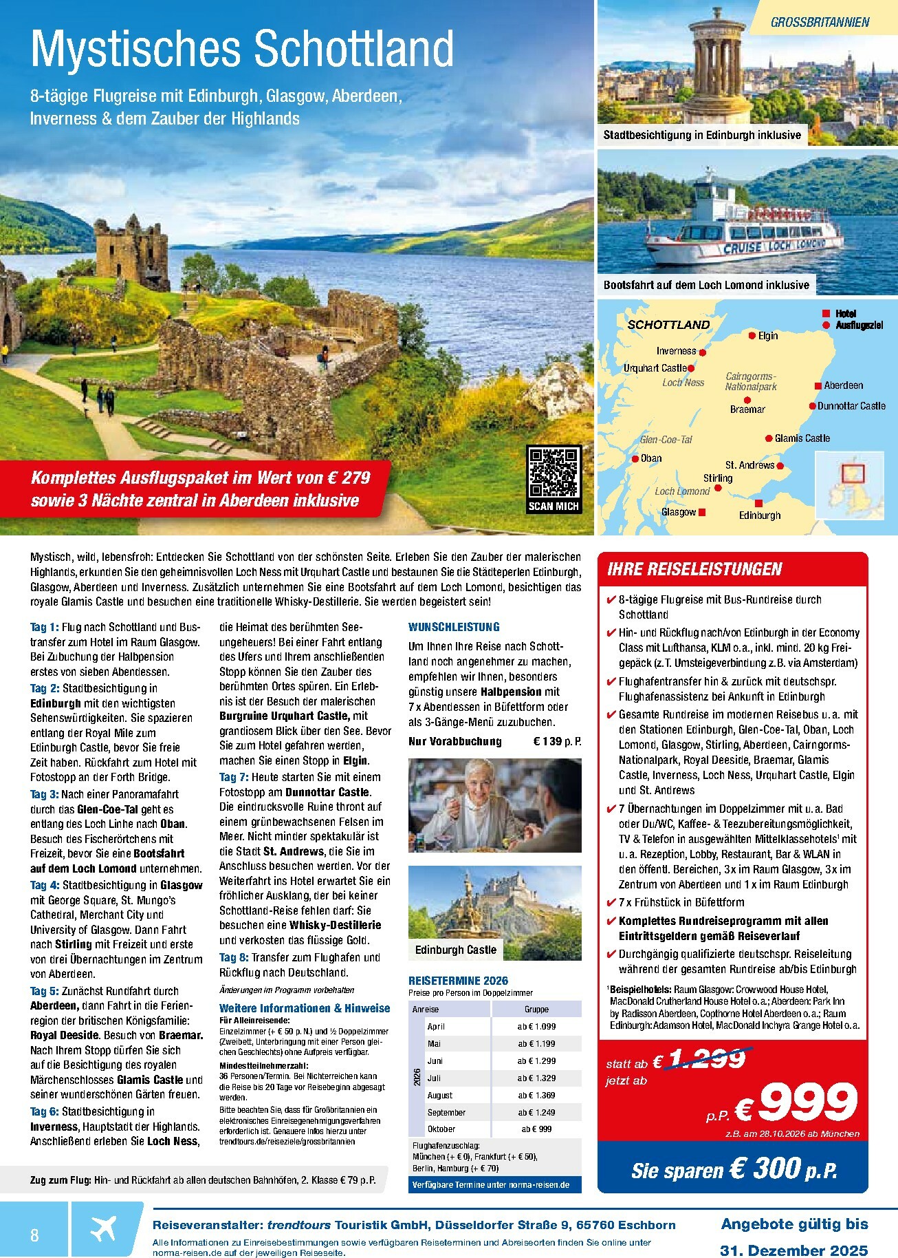 norma - Norma - Reisen-Prospekt gültig vom 01.12. bis 31.12. - page: 8