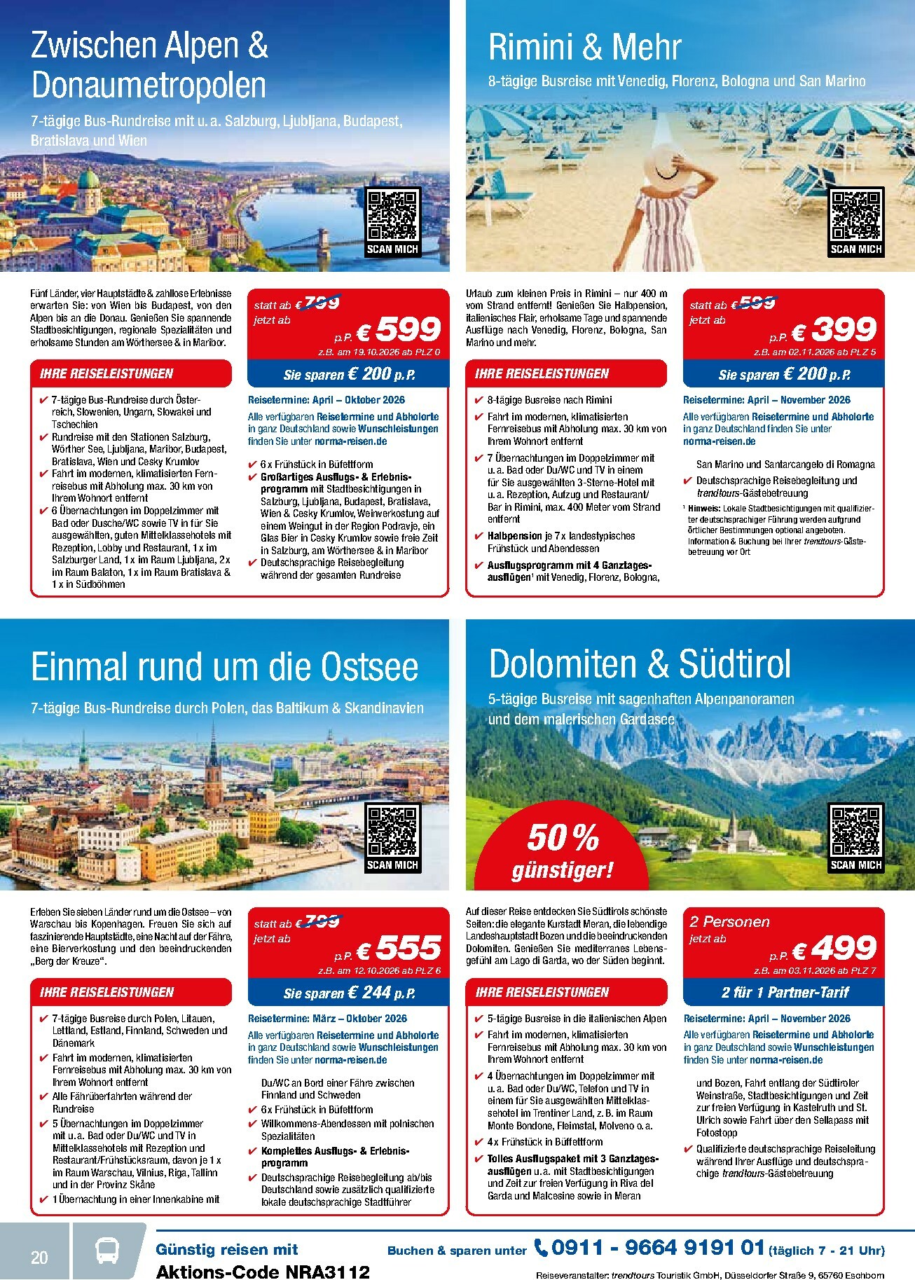 norma - Norma - Reisen-Prospekt gültig vom 01.12. bis 31.12. - page: 20