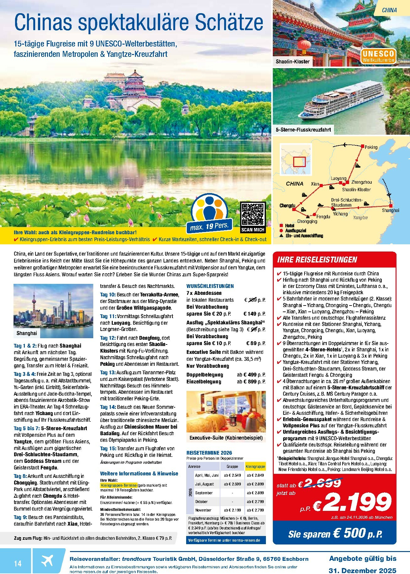 norma - Norma - Reisen-Prospekt gültig vom 01.12. bis 31.12. - page: 14