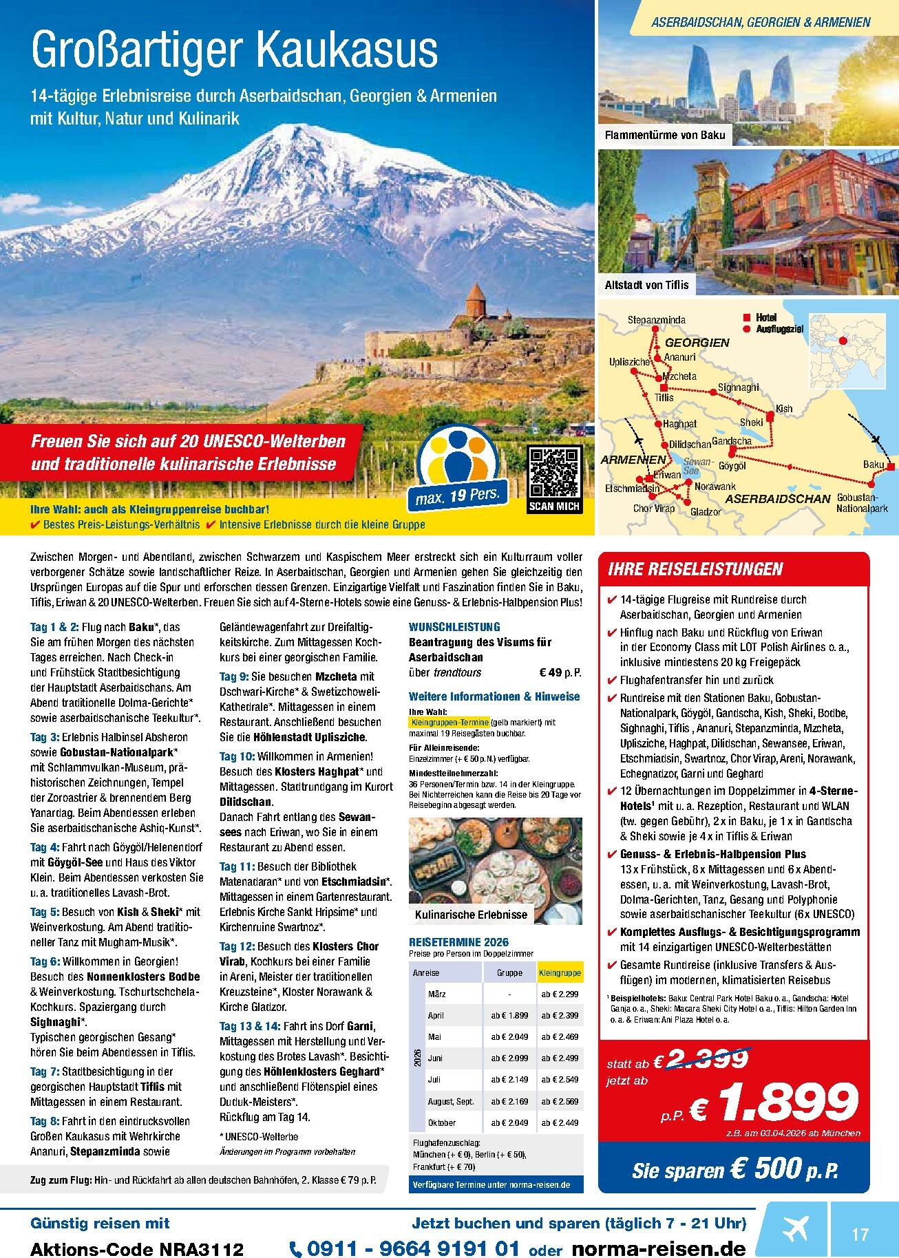 norma - Norma - Reisen-Prospekt gültig vom 01.12. bis 31.12. - page: 17