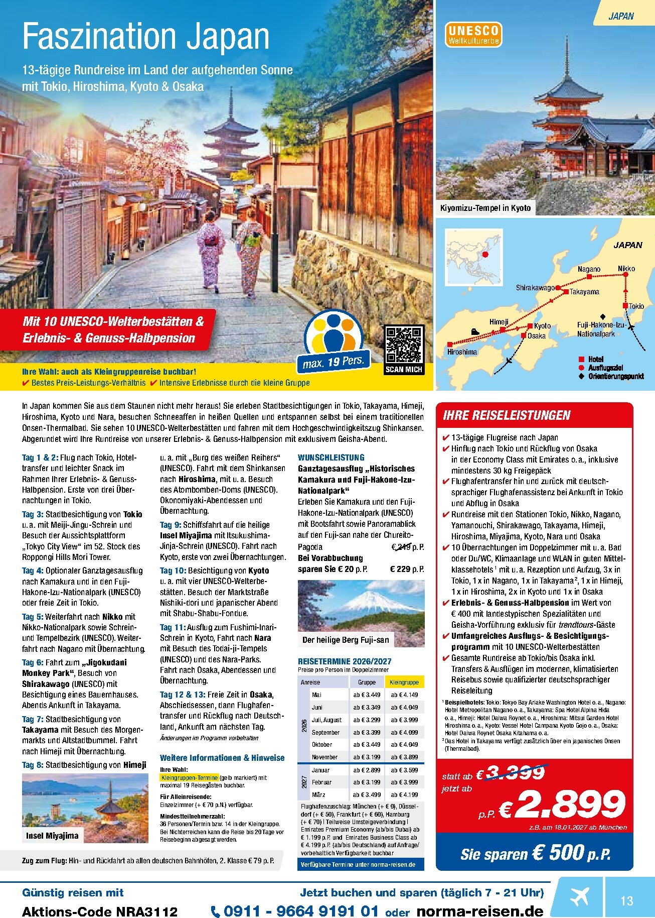 norma - Norma - Reisen-Prospekt gültig vom 01.12. bis 31.12. - page: 13