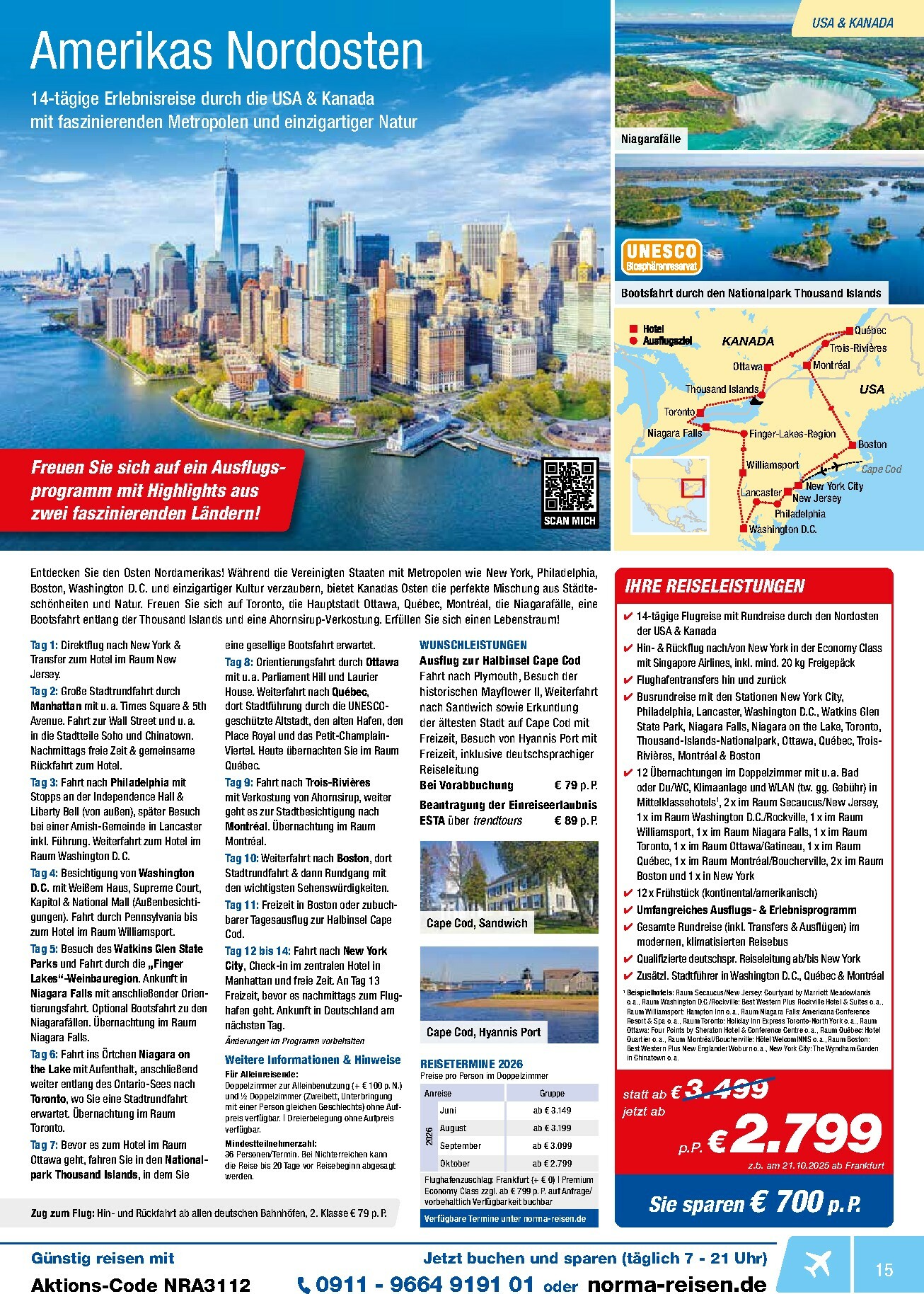 norma - Norma - Reisen-Prospekt gültig vom 01.12. bis 31.12. - page: 15