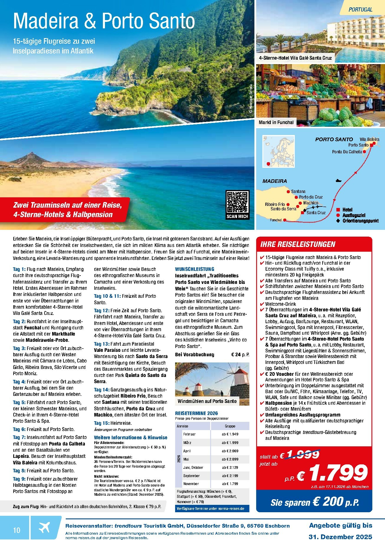 norma - Norma - Reisen-Prospekt gültig vom 01.12. bis 31.12. - page: 10