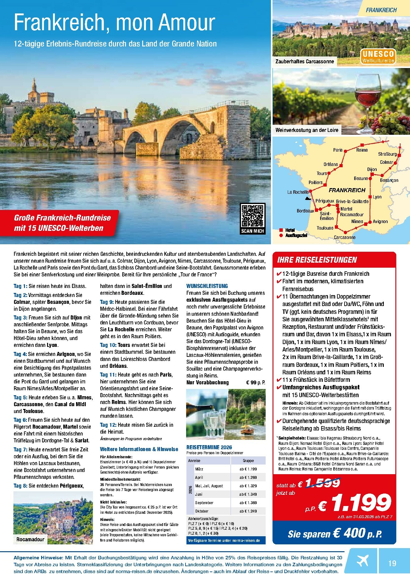 norma - Norma - Reisen-Prospekt gültig vom 01.12. bis 31.12. - page: 19