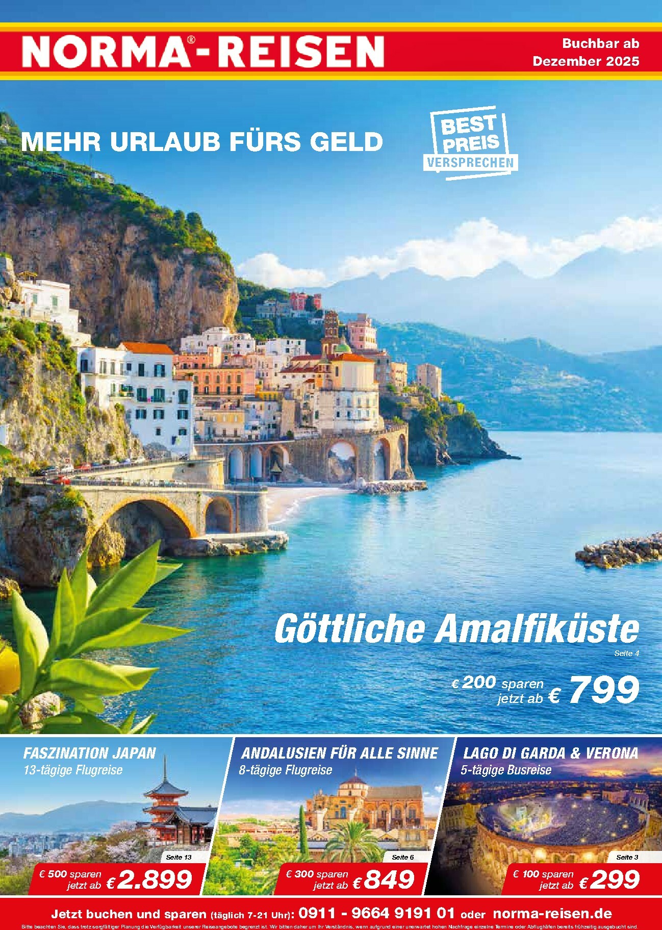 norma - Norma - Reisen-Prospekt gültig vom 01.12. bis 31.12.