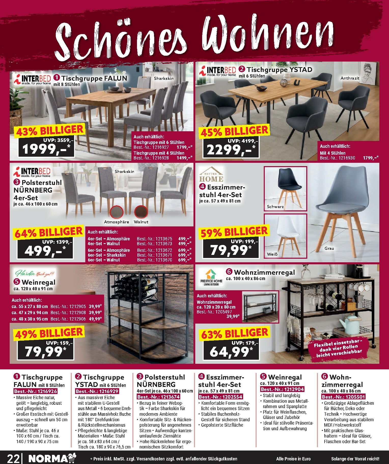 norma - Norma - Bestellmagazin-Prospekt gültig vom 01.12. bis 31.12. - page: 22