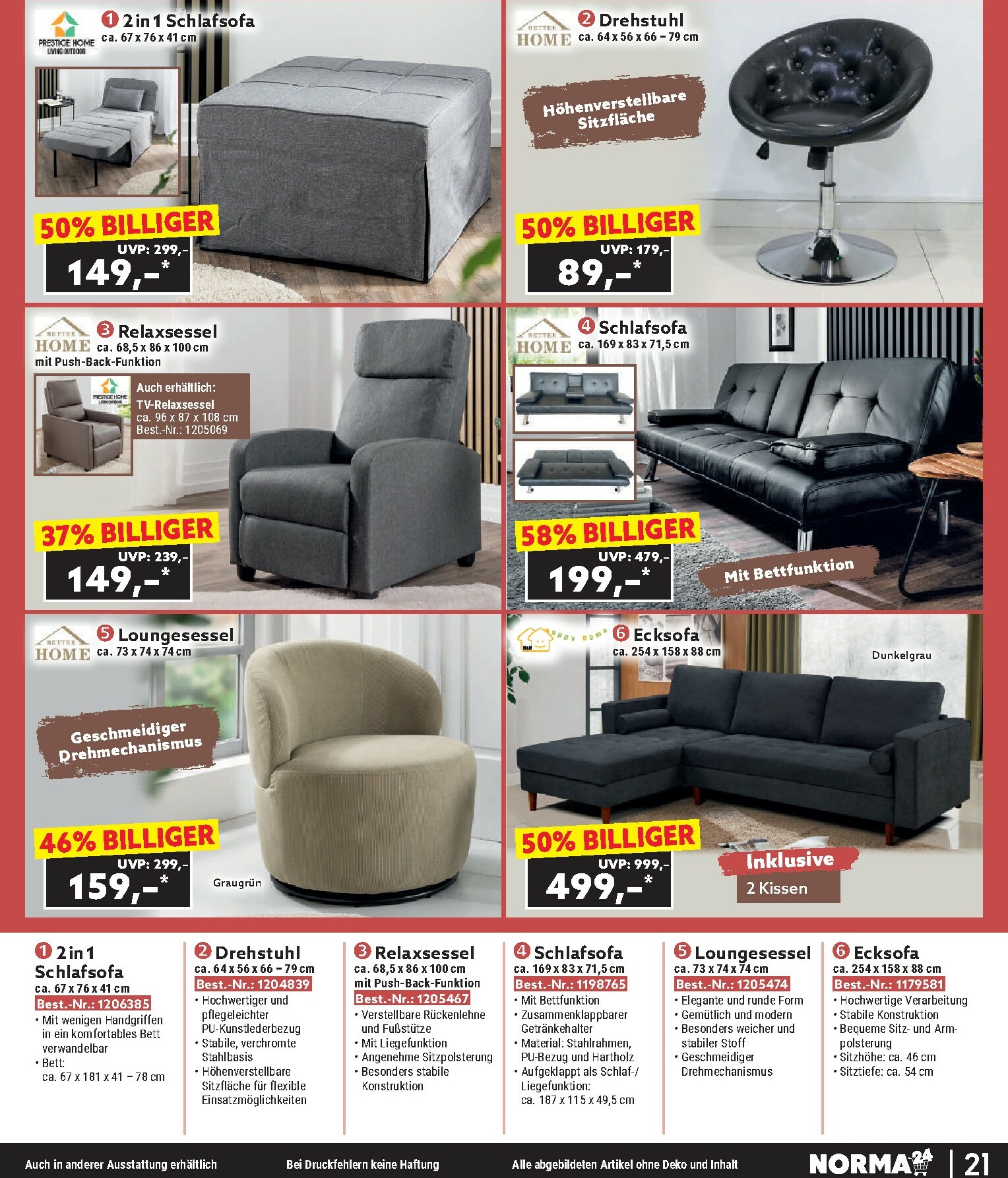 norma - Norma - Bestellmagazin-Prospekt gültig vom 01.12. bis 31.12. - page: 21