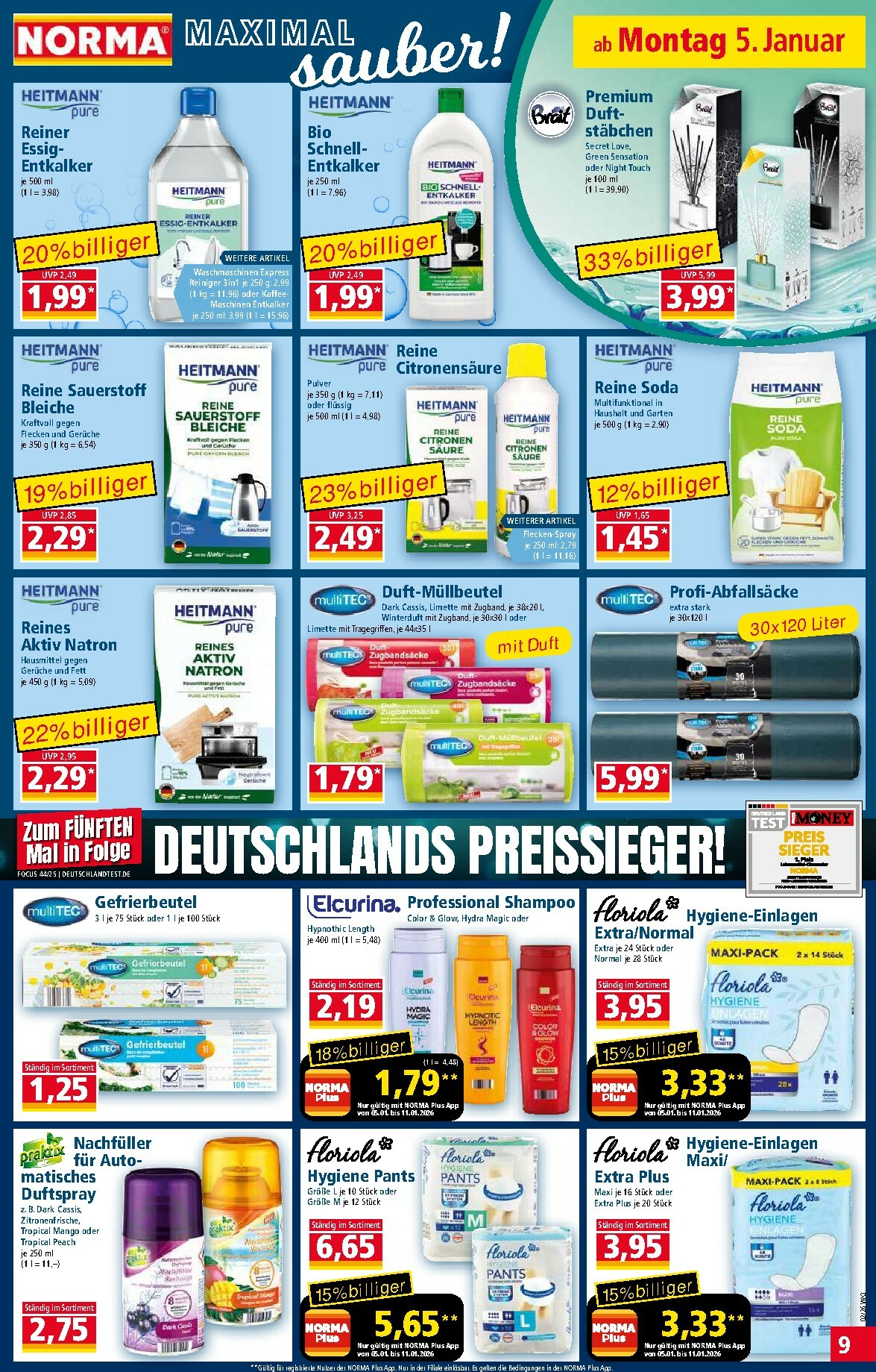 norma - Norma-Prospekt gültig vom 05.01. bis 10.01. - page: 9